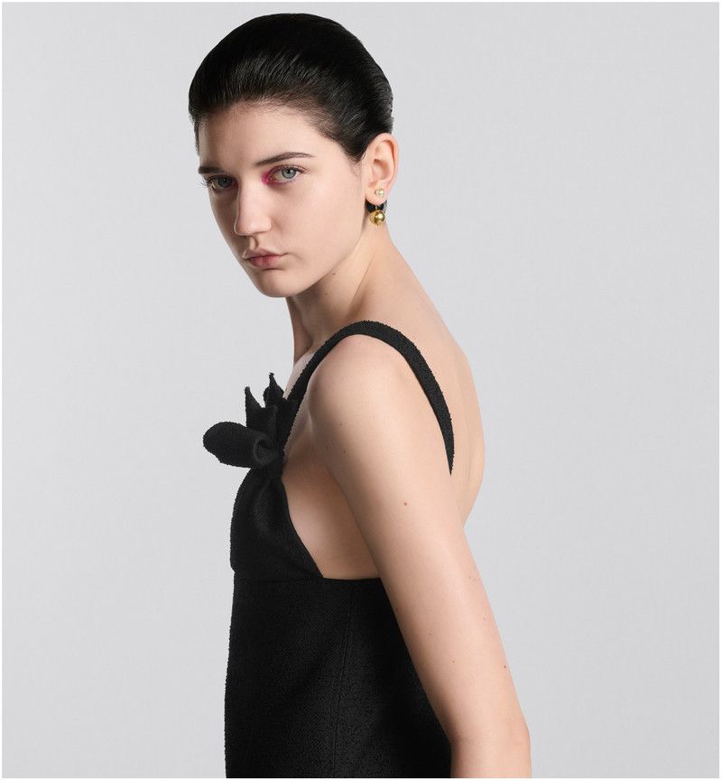 Dior o1bcso1str0126 Dress in Black Size XL / US 12-14 / IT 48-50 - 4 Thumbnail