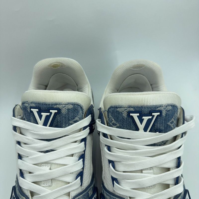 Louis Vuitton Louis Vuitton Denim Low-Top Fashion Sneakers -2508 Size US 8.5 / EU 41-42 - 6 Thumbnail