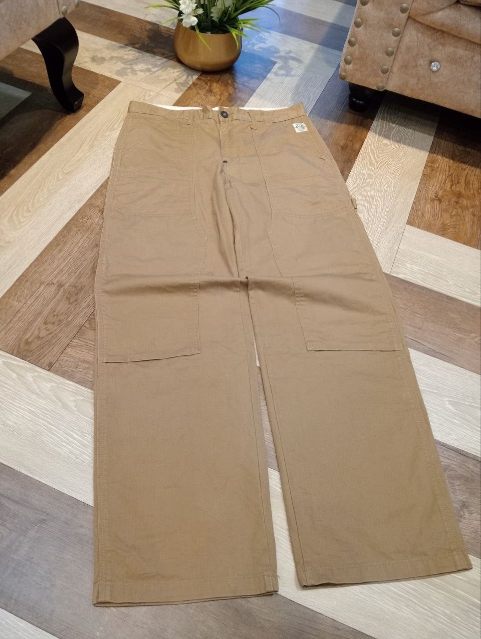 Japanese Brand JAPANESE SURPLUS SEMINARY DOUBLE KNEE WORKER PANTS Size US 34 / EU 50 - 3 Thumbnail