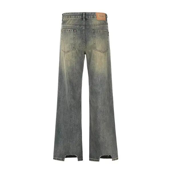 Japanese Brand Haruno x Asai Men's vintage washed distressed loose jeans Size US 32 / EU 48 - 8 Thumbnail