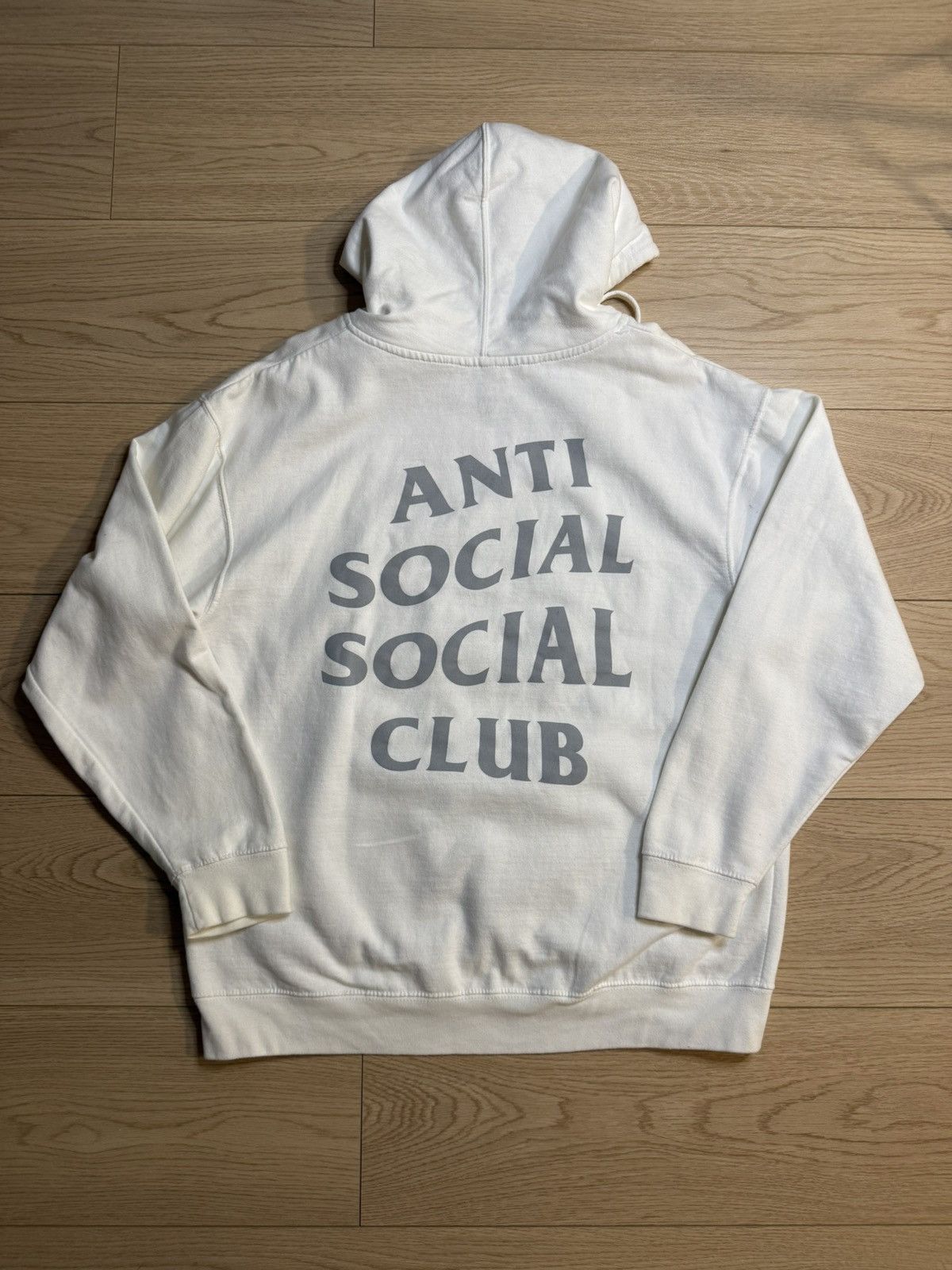 Anti Social Social Club Anti Social Social Club Cigarette White Hoodie Size US L / EU 52-54 / 3 - 5 Thumbnail