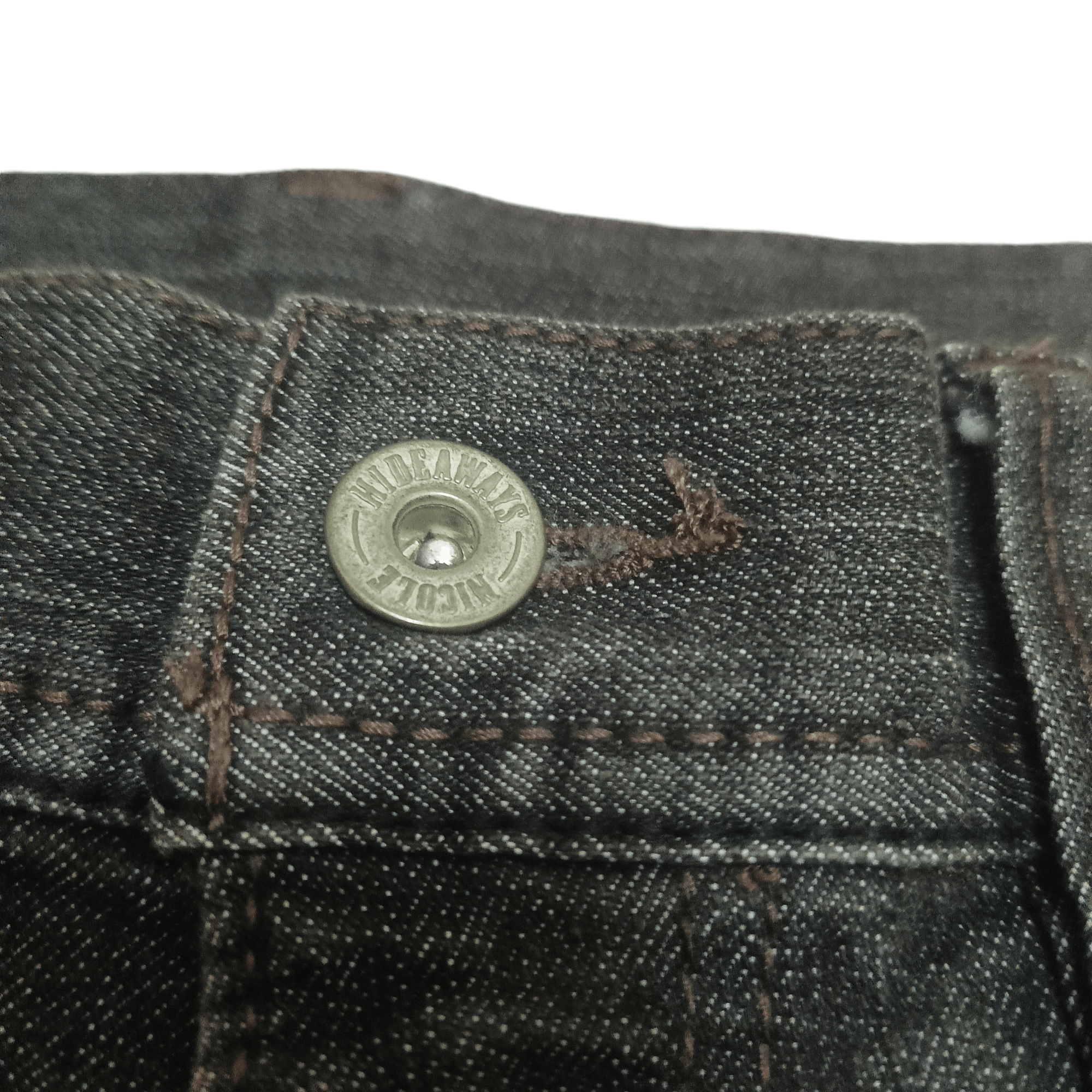 Nicole Club Japanese Hideaways Nicole Stretch Jeans Lining Twist Leg Size US 31 - 6 Thumbnail