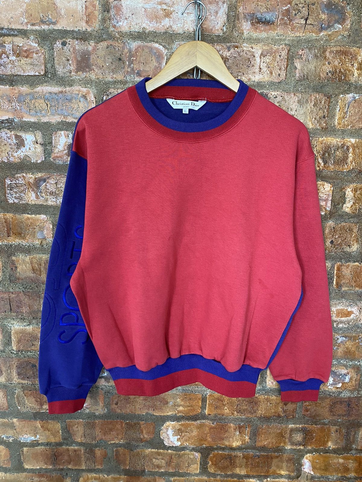 Dior 1990s Cristian Dior Sport Big Logo Embroidered sleeve Size US M / EU 48-50 / 2 - 2 Thumbnail