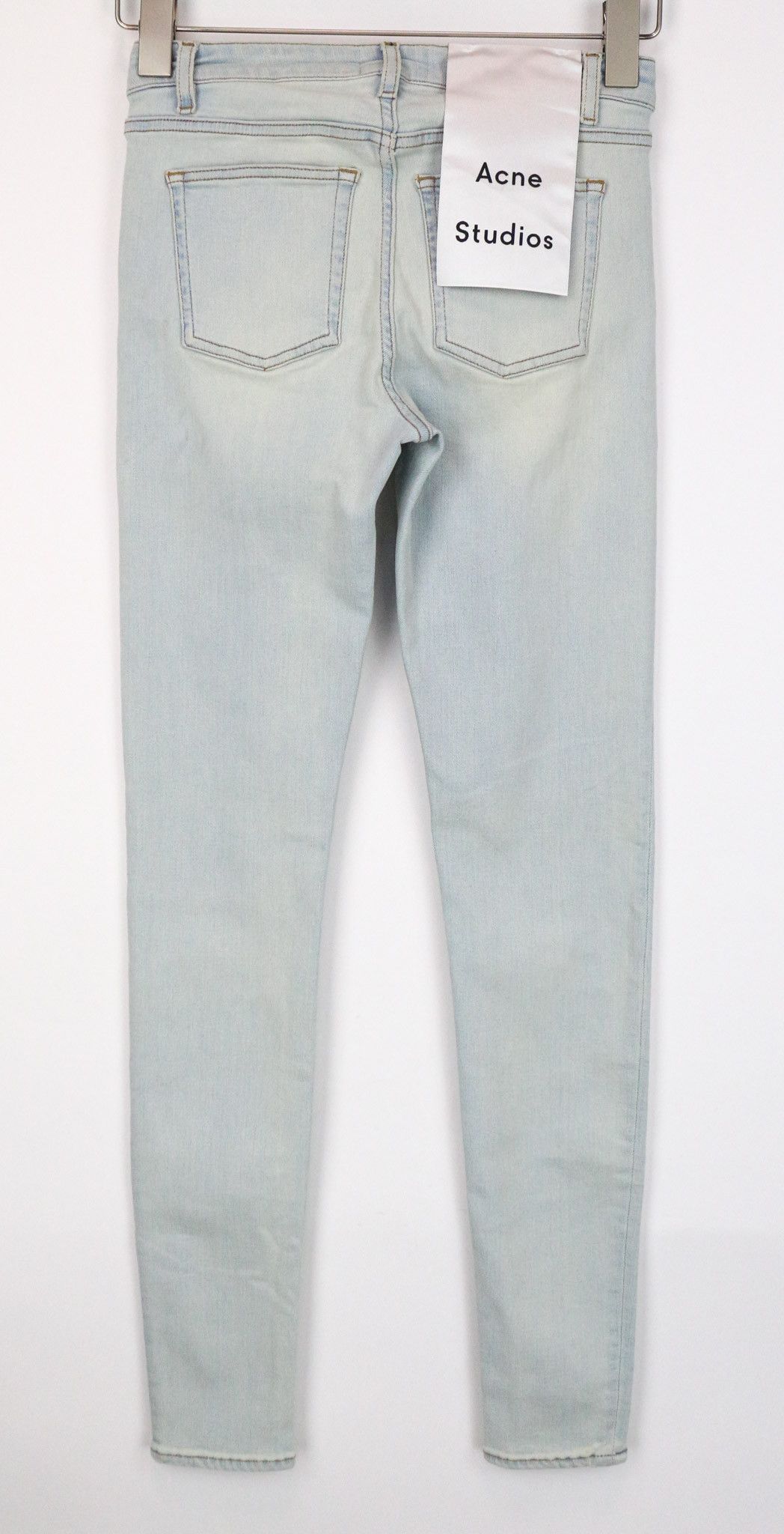 Acne Studios SKIN 5 POCKET W25/L34 Light Blue Skinny Jeans 74670 Size 25" / US 0 / IT 36 - 2 Thumbnail