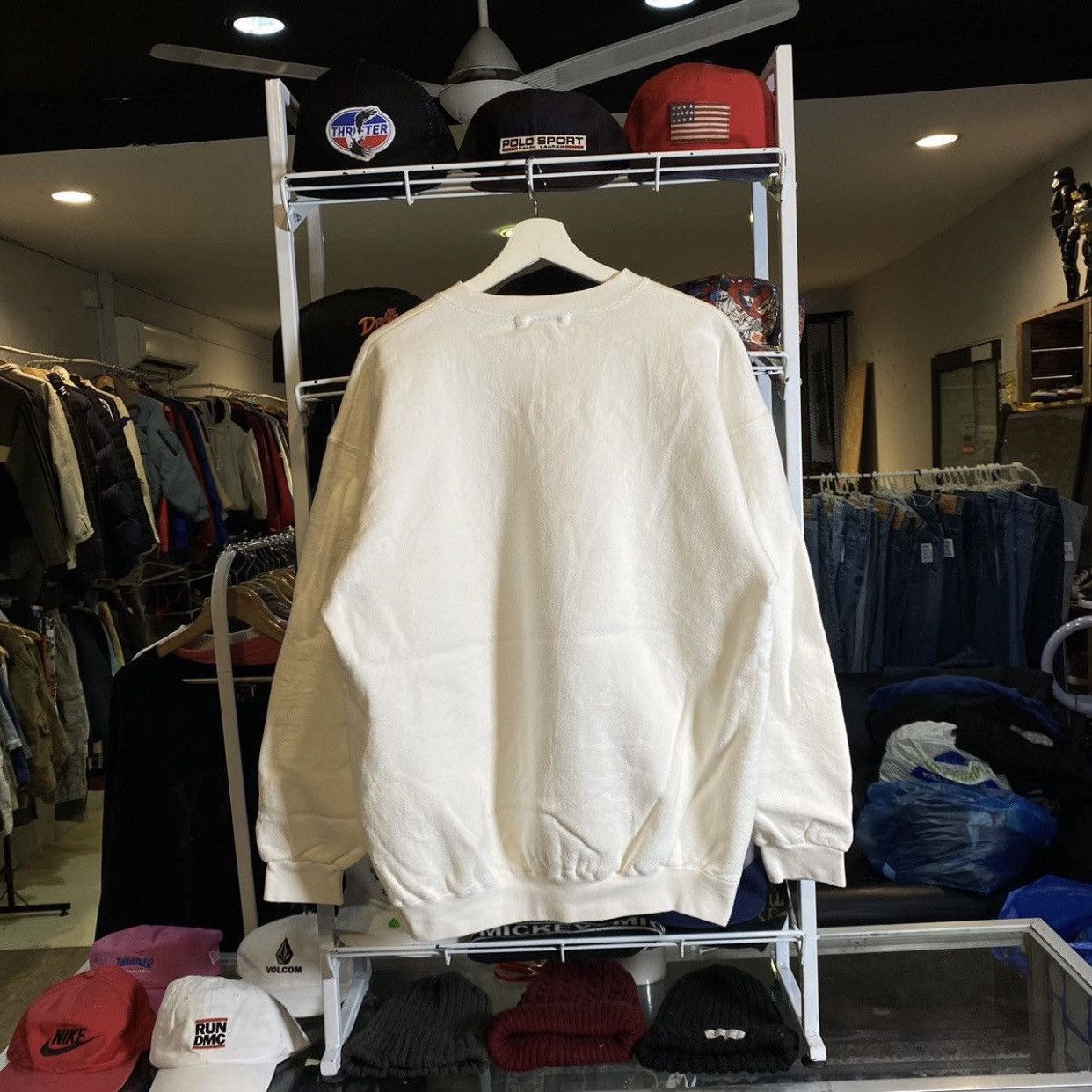 Anne Klein VINTAGE‼️Anne Klein Spell Out OSFA Made In USA Sweatshirt Size ONE SIZE - 2 Thumbnail
