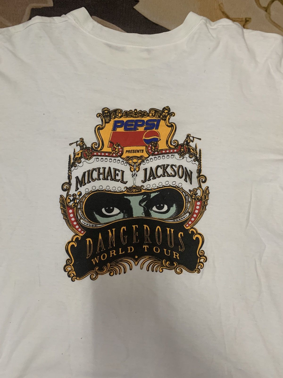 Other Vintage 1993 Michael Jackson Dangerous Tour Size US L / EU 52-54 / 3 - 1 Thumbnail