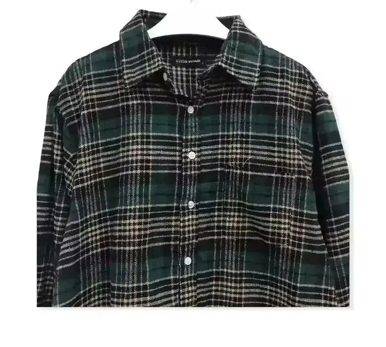 Vintage Virgin Voyage Plaid Tartan Flannel Shirt Size US L / EU 52-54 / 3 - 2 Thumbnail