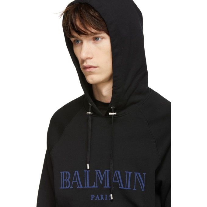Balmain Balmain black hoodie sweatshirt big logo S Size US S / EU 44-46 / 1 - 2 Thumbnail