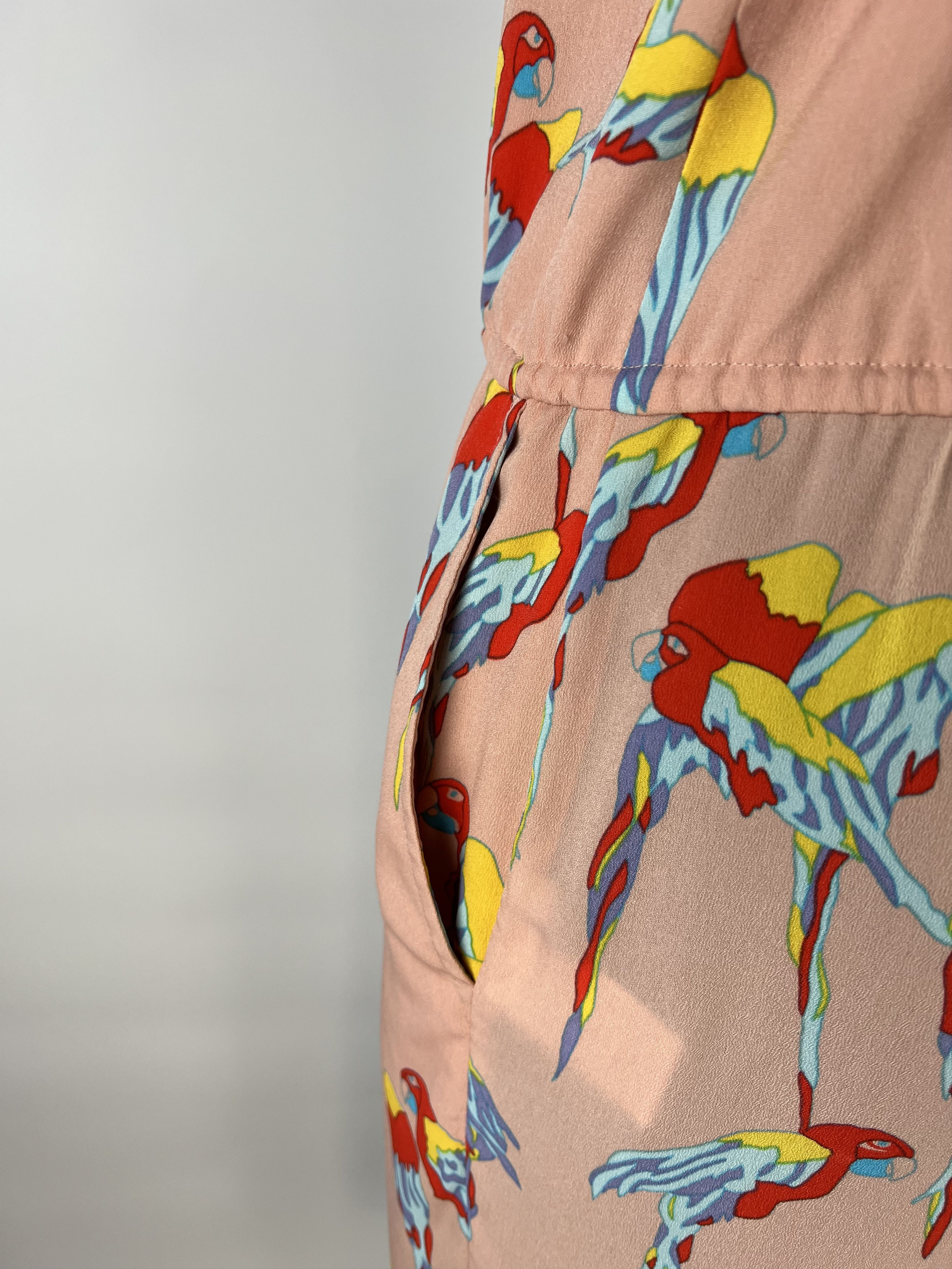 Essentiel Antwerp Essentiel Antwerp Jumpsuit Parrots Print Size XS Size 26" / US 2 / IT 38 - 8 Thumbnail