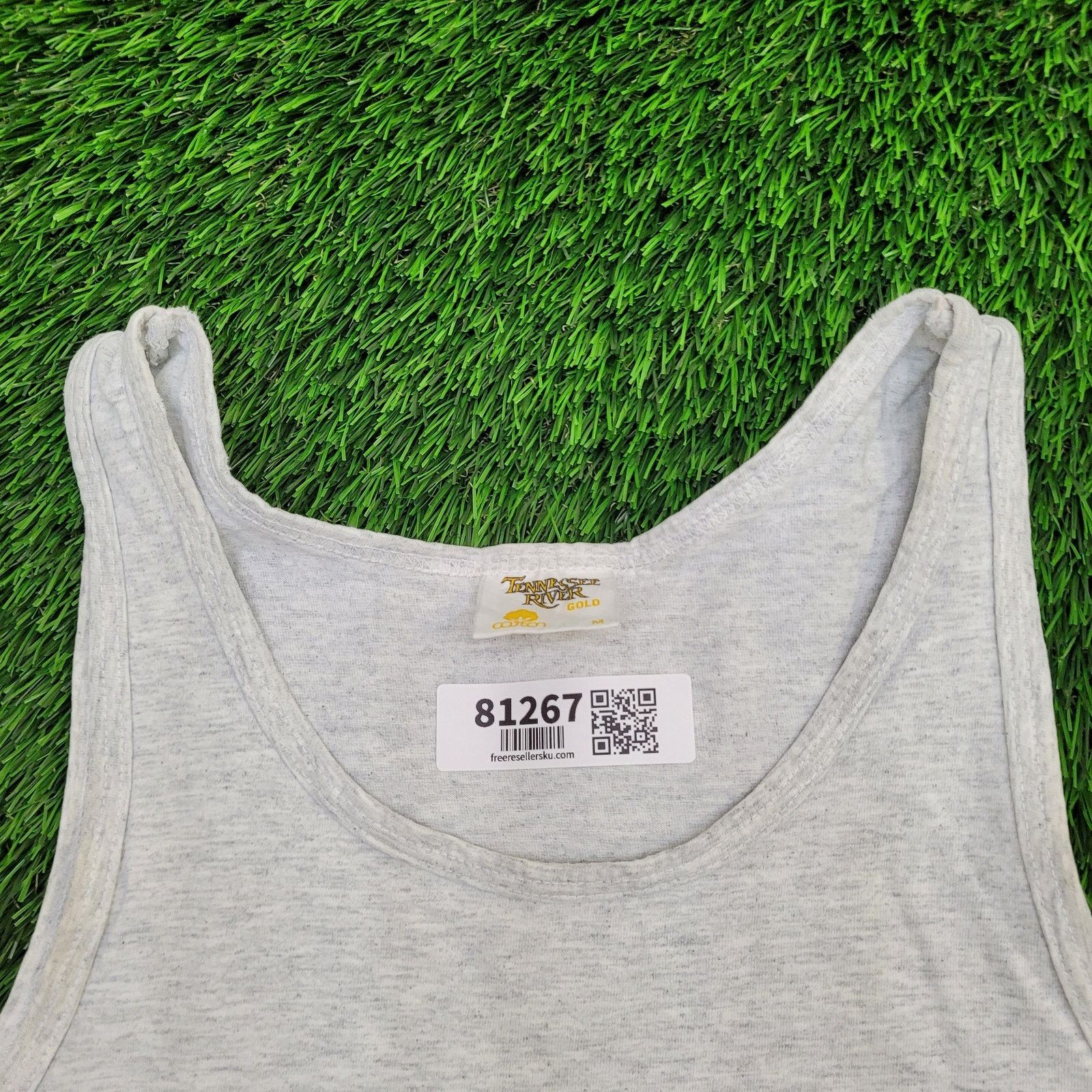 Vintage Vintage Virginia-Beach Polo Club Tank-Top Medium 19x26 Gray Size US M / EU 48-50 / 2 - 11 Thumbnail