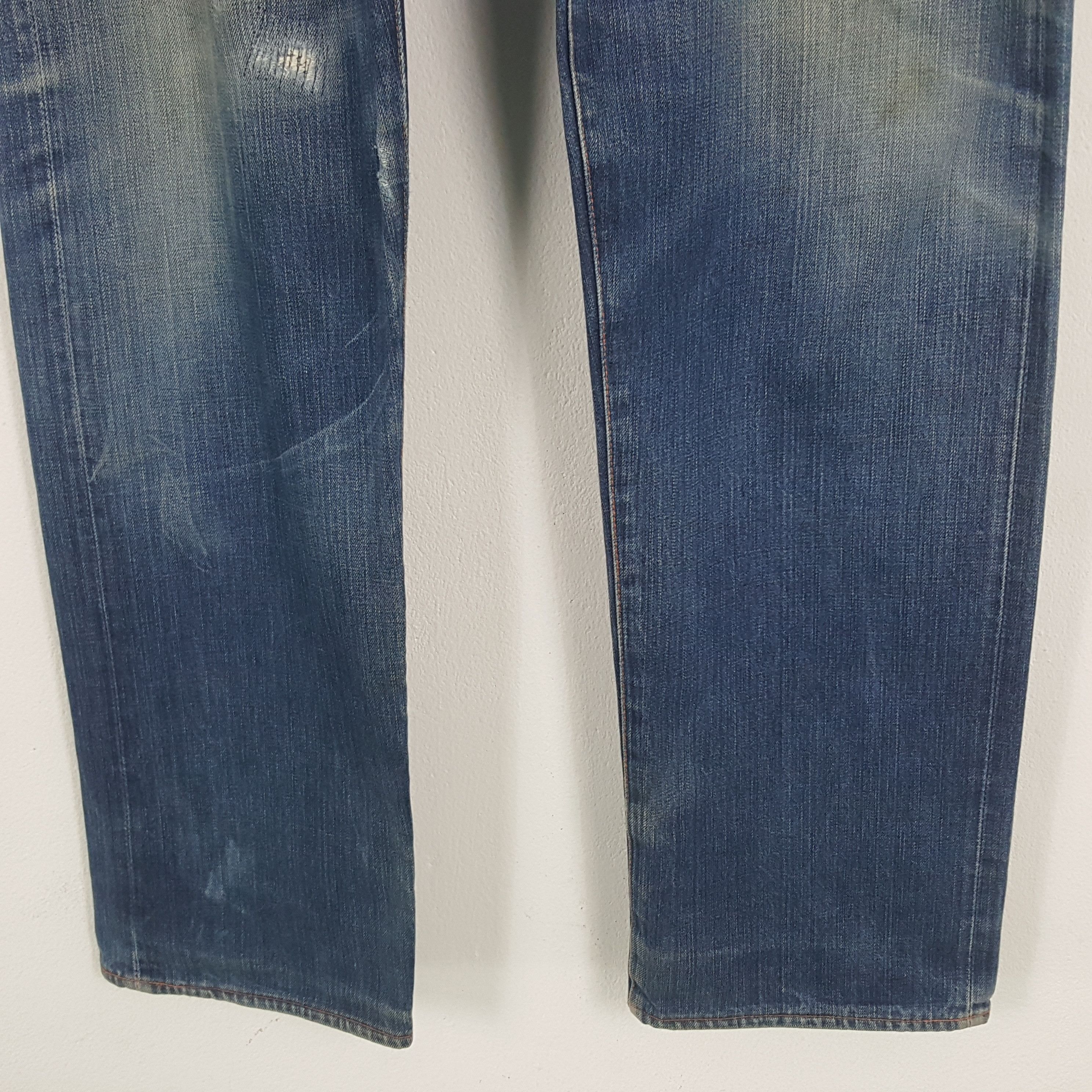Evisu × Japanese Brand × Vintage Vintage Evisu Japanese Brand Daicock Custom Art Denim Jeans Size US 36 / EU 52 - 6 Thumbnail