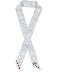 Fendi o1loc1c0824 Size: OS / Scarf Wrappy in Grey Size ONE SIZE - 1 Preview