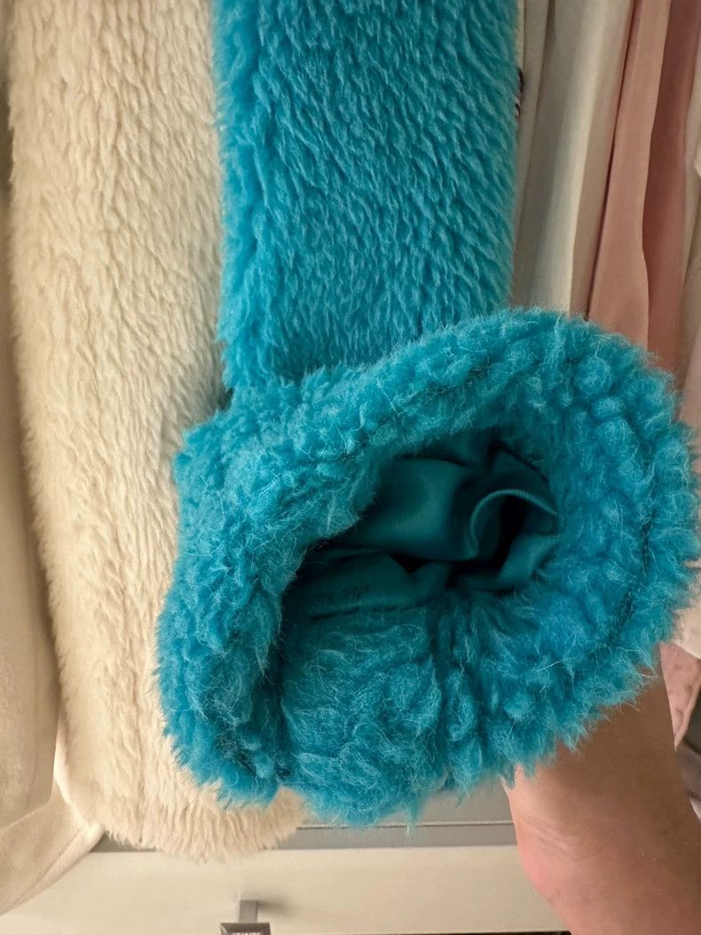 Max Mara Max Mara Teddy Lake Aqua Blue Mid-Length Coat Size M / US 6-8 / IT 42-44 - 5 Thumbnail