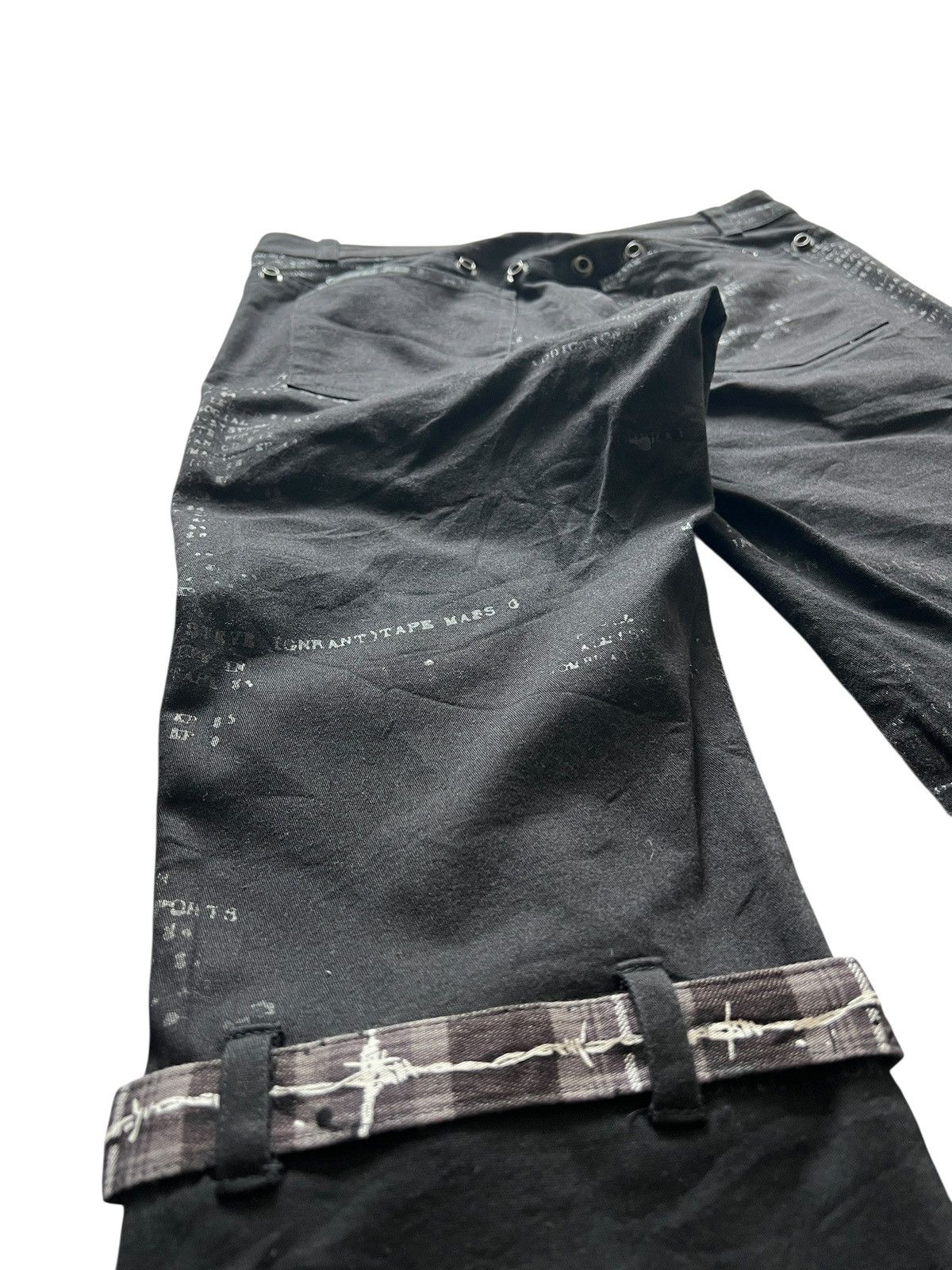 Seditionaries H. Naoto Poem Flare Bondage Pants Size US 30 / EU 46 - 11 Thumbnail