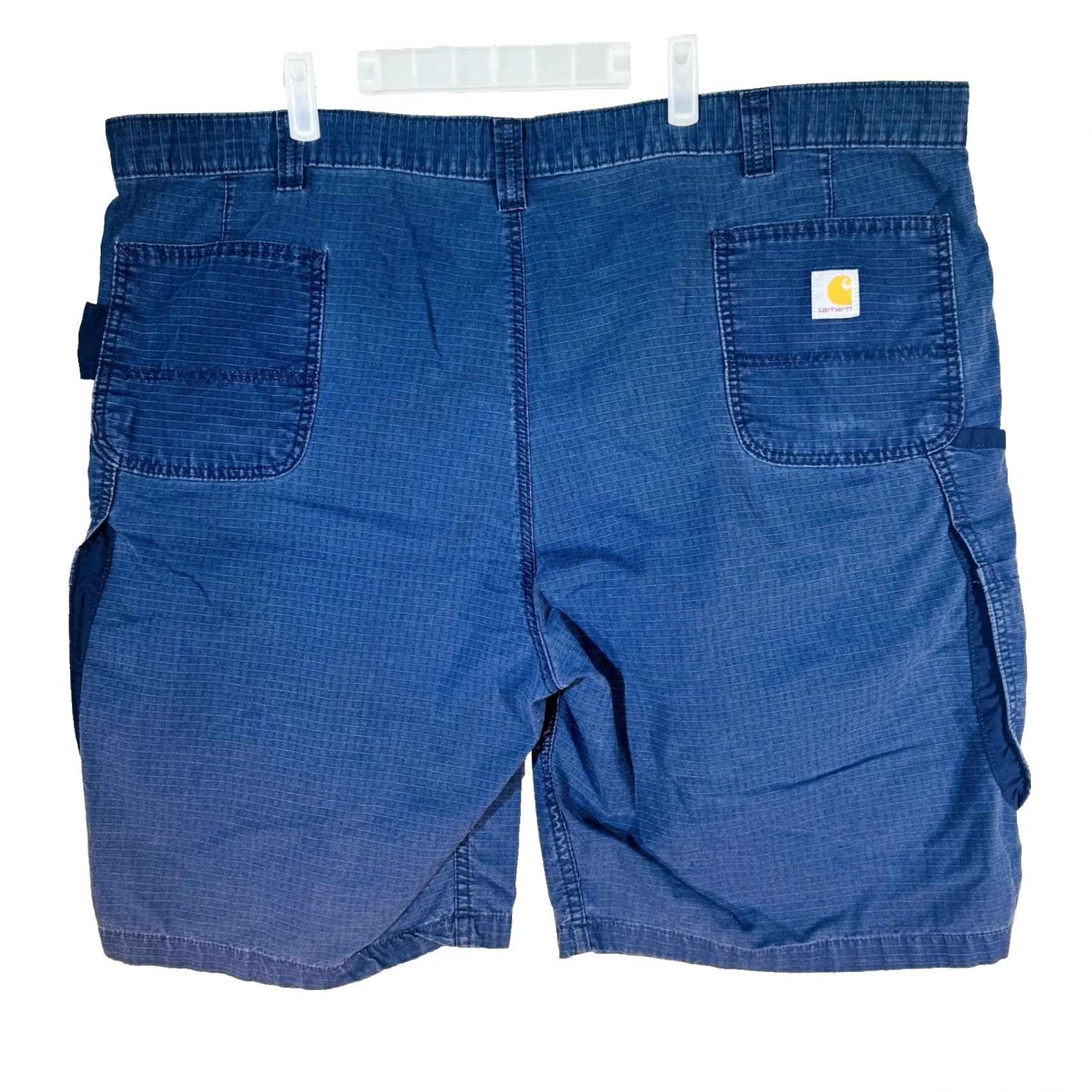 Carhartt Carhartt Cargo Shorts Mens 46 Blue Relaxed Fit 8 Inseam Canvas Pockets Size US 30 / EU 46 - 7 Thumbnail