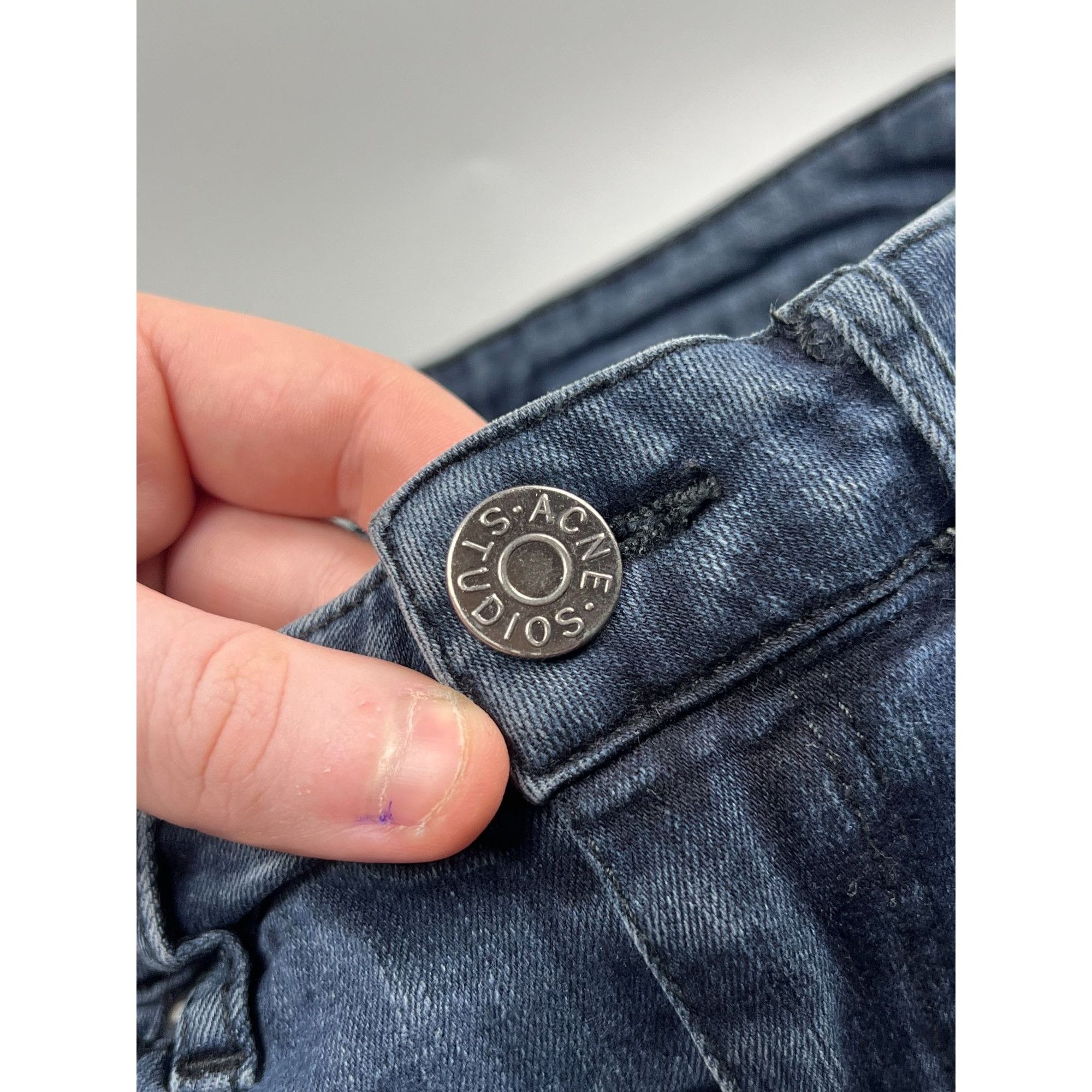 Acne Studios Acne Studios Skin 5 Deep Skinny Denim Jeans Pants (Y0843) Size 28" / US 6 / IT 42 - 4 Thumbnail