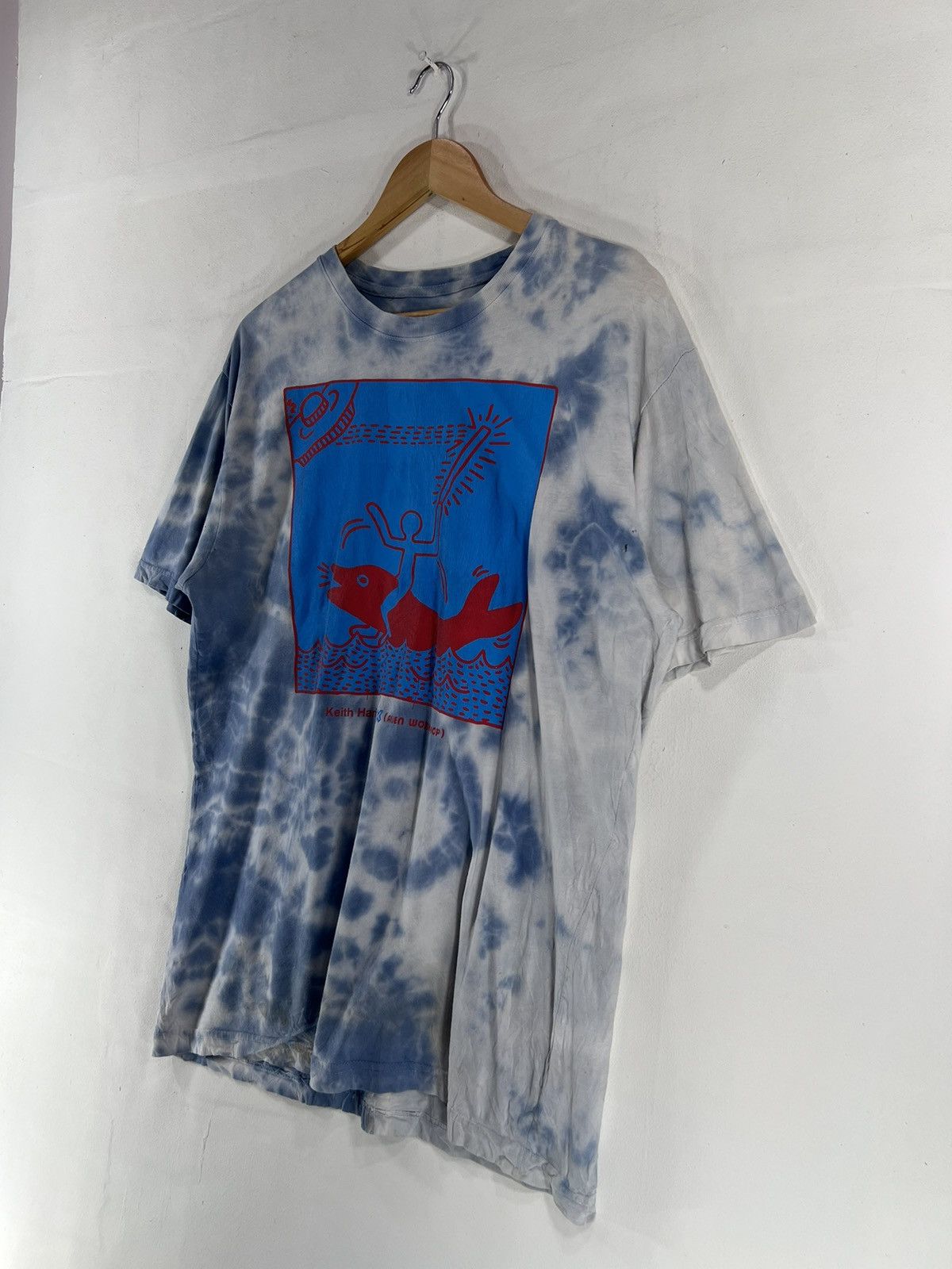 Alien Workshop × Keith Haring Vintage Keith Haring@Alien Workshop Rare Design Tshirt Size US L / EU 52-54 / 3 - 7 Thumbnail