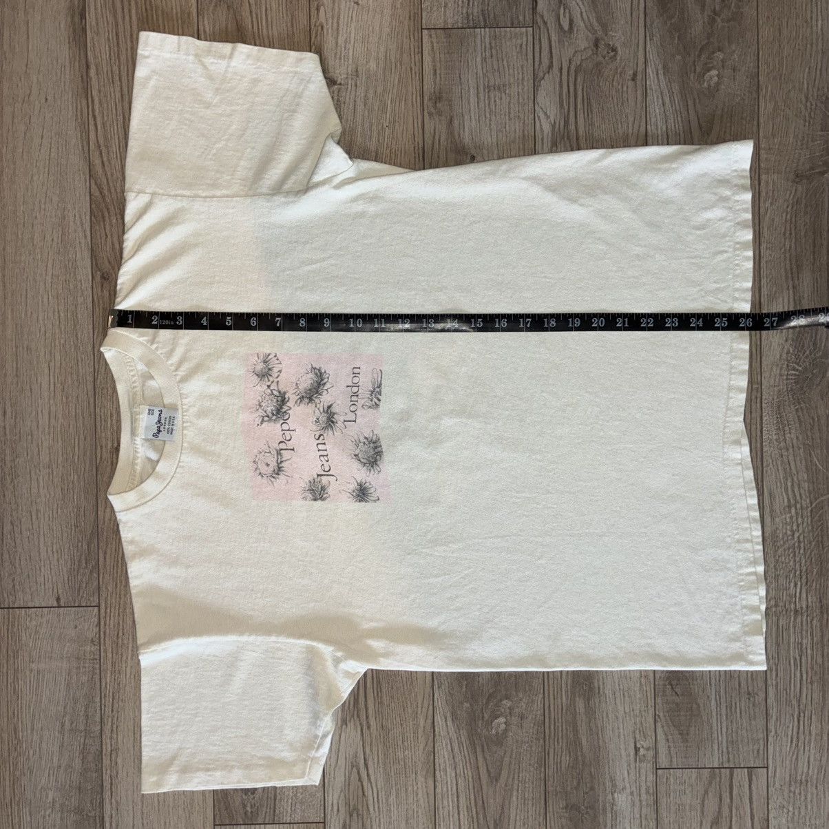 Pepe Jeans 90s Pepe Jeans London flower tee shirt Size US L / EU 52-54 / 3 - 6 Thumbnail