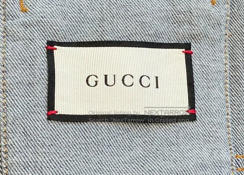 Gucci Gucci Blue denim jacket Size US M / EU 48-50 / 2 - 6 Thumbnail