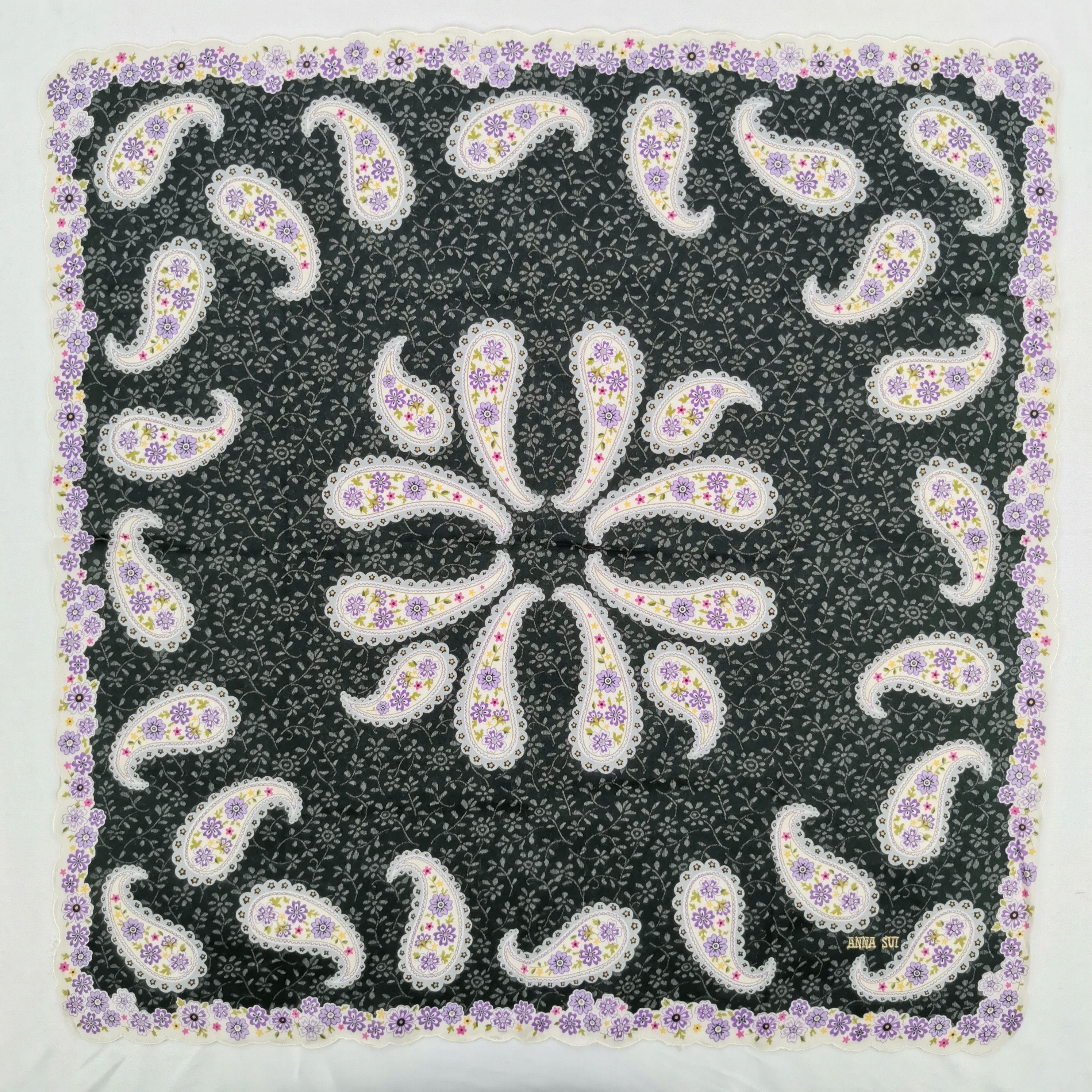 Anna Sui × Vintage Vintage Anna Sui Handkerchief Neckerchief Bandana Size ONE SIZE - 3 Thumbnail