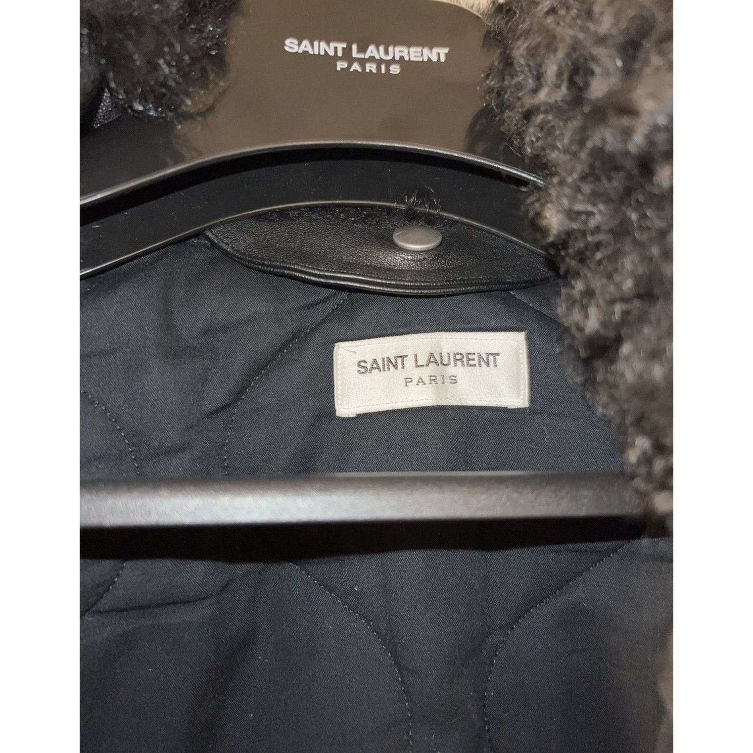 Saint Laurent Paris Saint Laurent Lamb Fur Trim Jacket Size US M / EU 48-50 / 2 - 5 Thumbnail