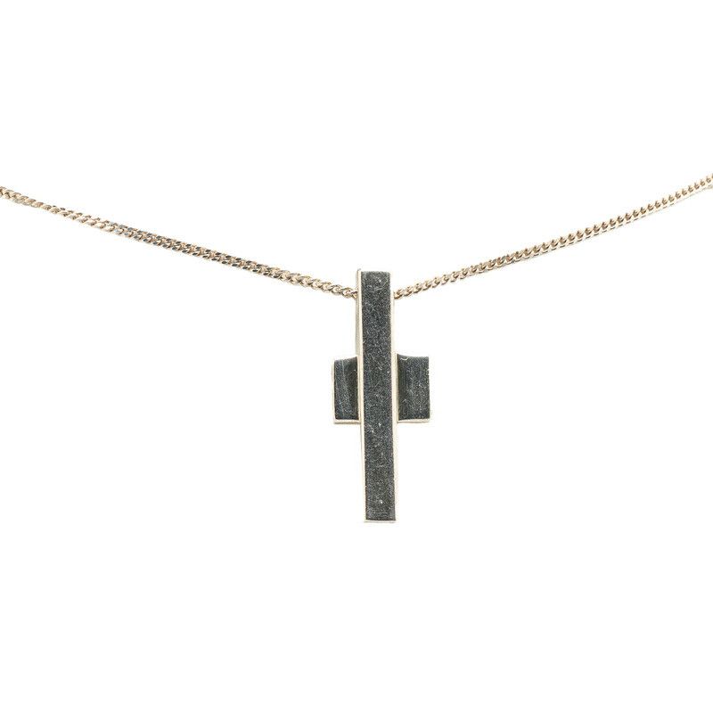 Gucci Gucci Cross Motif SV925 Necklace Metal Necklace DUTY FREE for USA