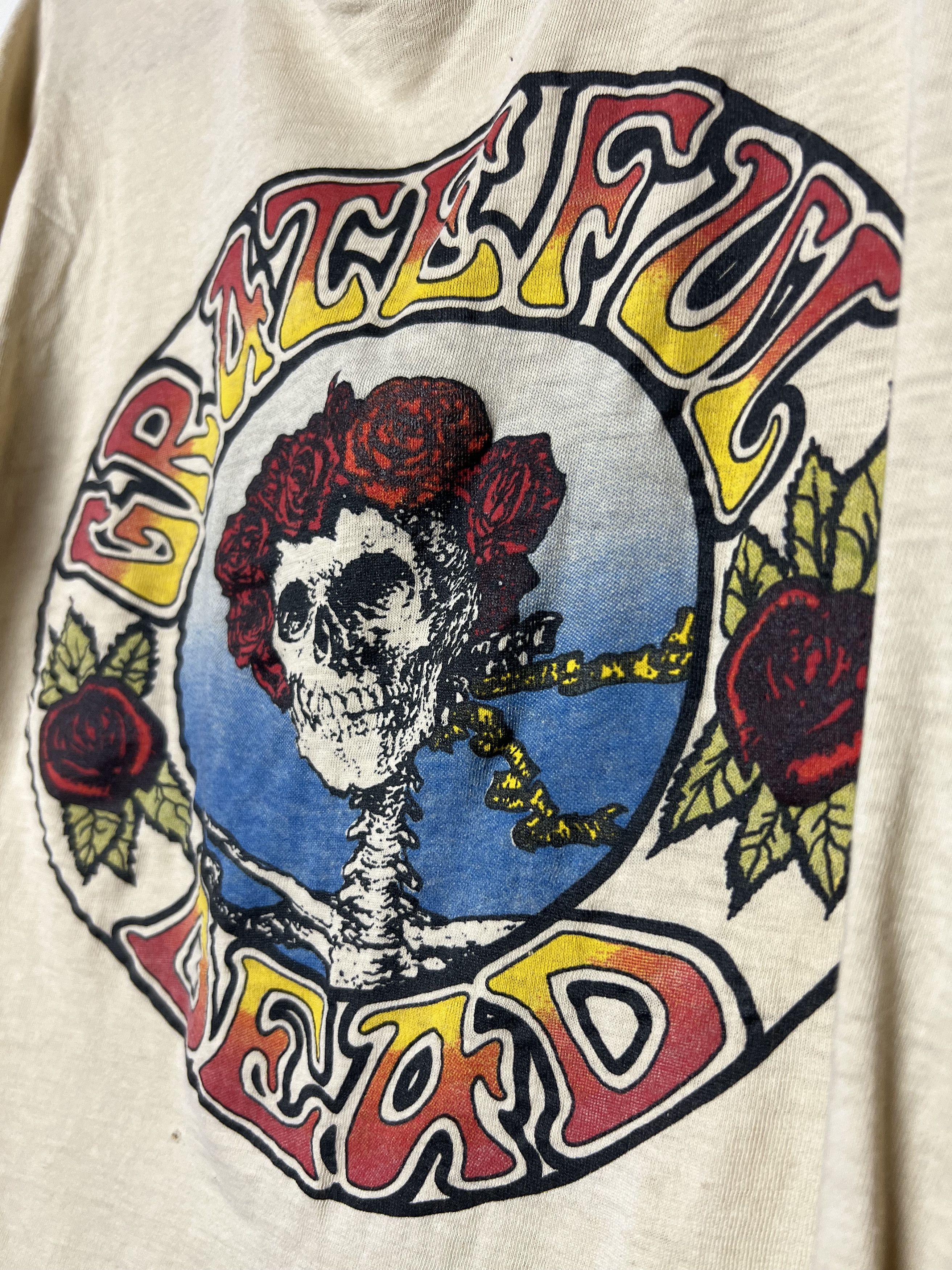 Grateful Dead Vintage 1975 Grateful Dead Garris Graphic Band T-shirt Size US S / EU 44-46 / 1 - 6 Thumbnail