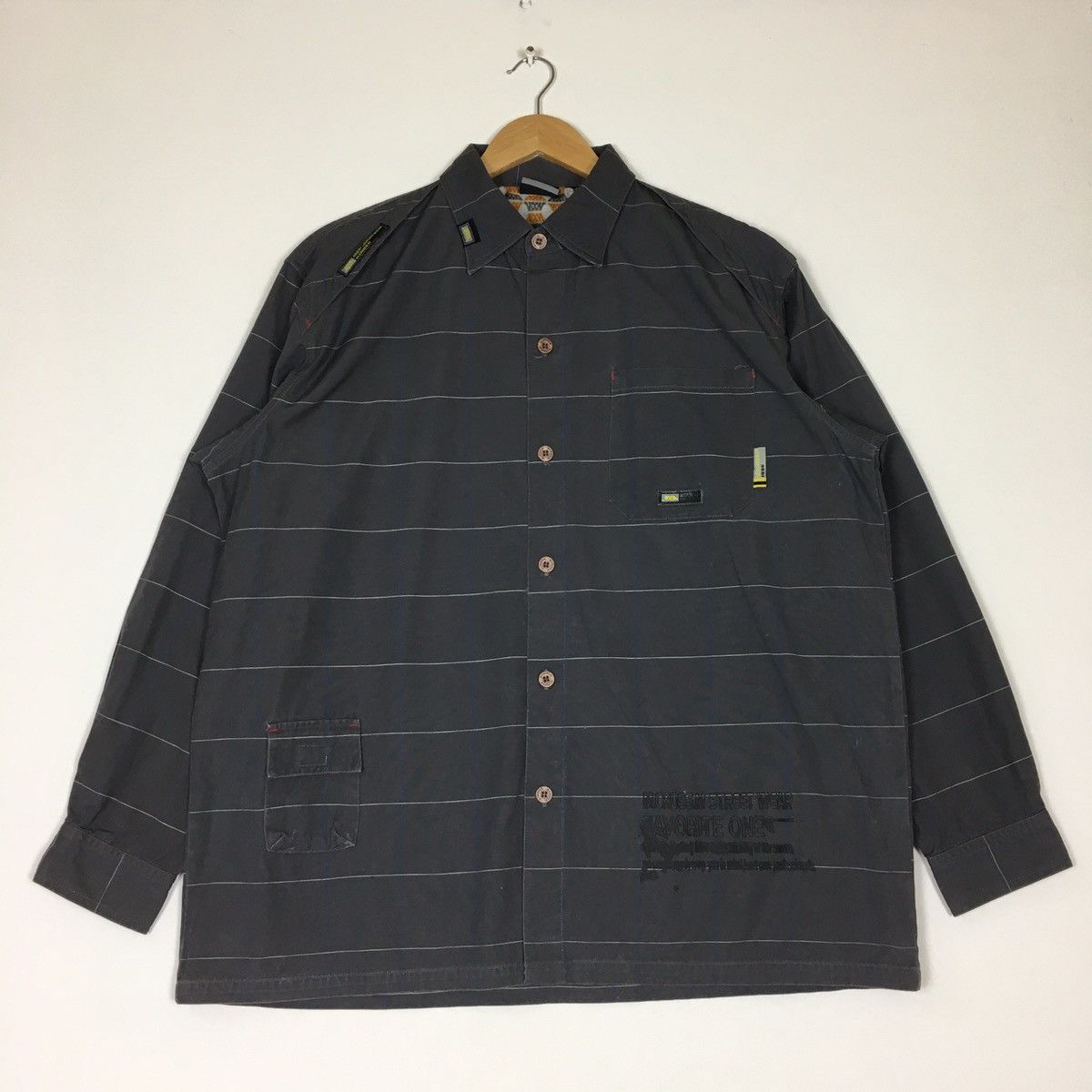 Japanese Brand Vintage M Cross M Streetwear Plaid Button Down Size US L / EU 52-54 / 3 - 1 Thumbnail