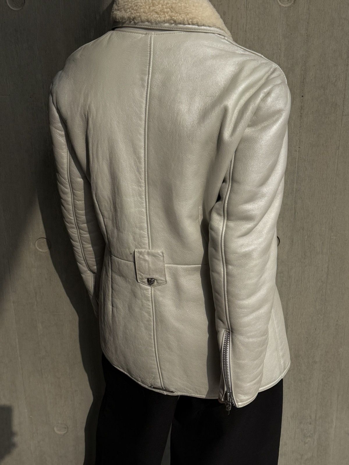 Chrome Hearts Chrome Hearts Vintage 2000s Leather & Shearling Coat Jacket Size US M / EU 48-50 / 2 - 8 Thumbnail