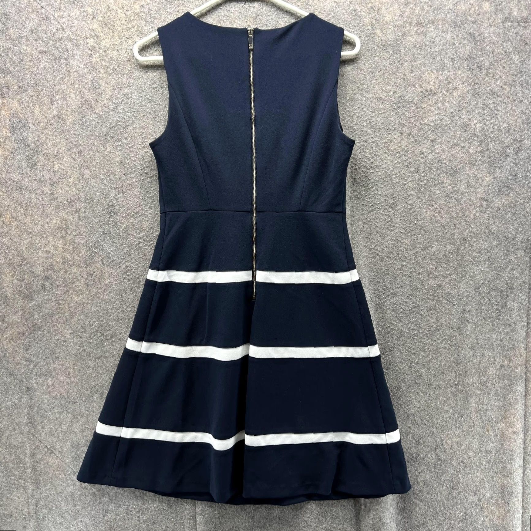 Tommy Hilfiger Tommy Hilfiger Dress Women 4 Ladies Blue Navy A-Line Sleeveless Knit Polyester Short Dress Women's 4 Size S / US 4 / IT 40 - 4 Thumbnail