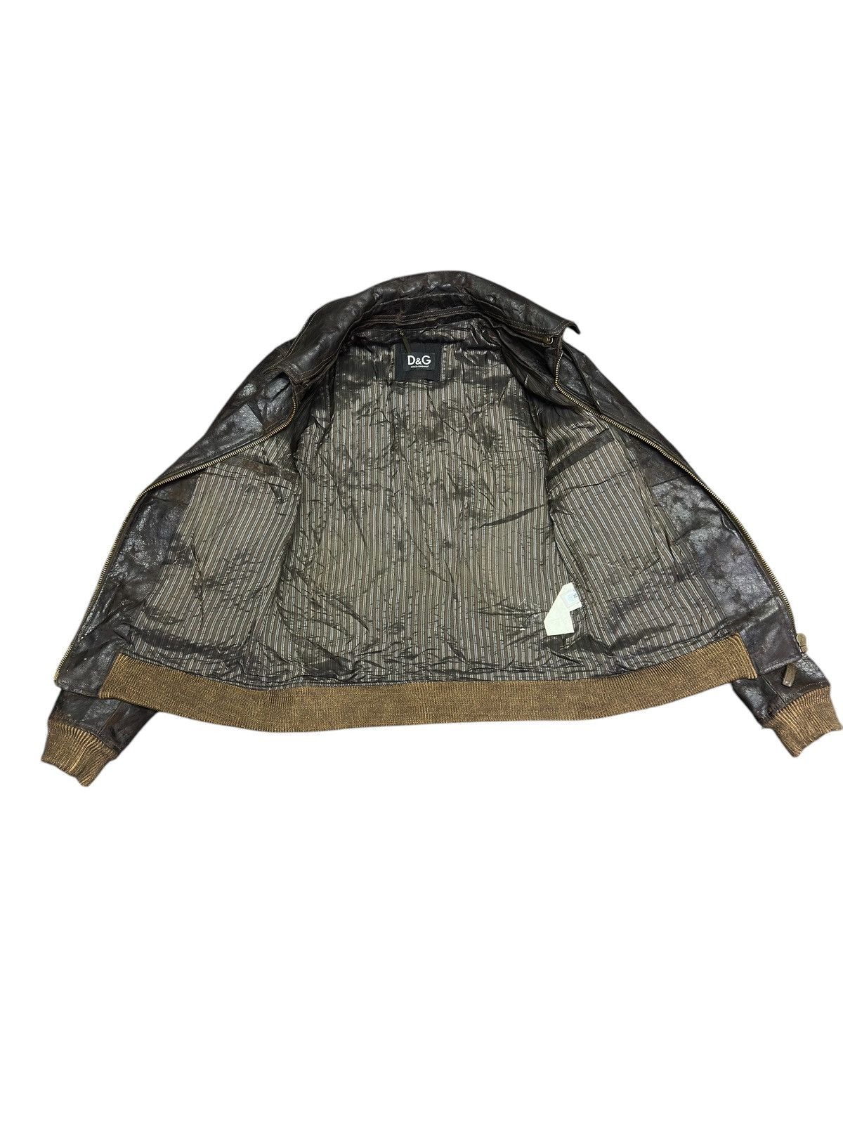 Dolce & Gabbana Vintage Dolce & Gabbana Leather Blouson Jacket Size US L / EU 52-54 / 3 - 6 Thumbnail