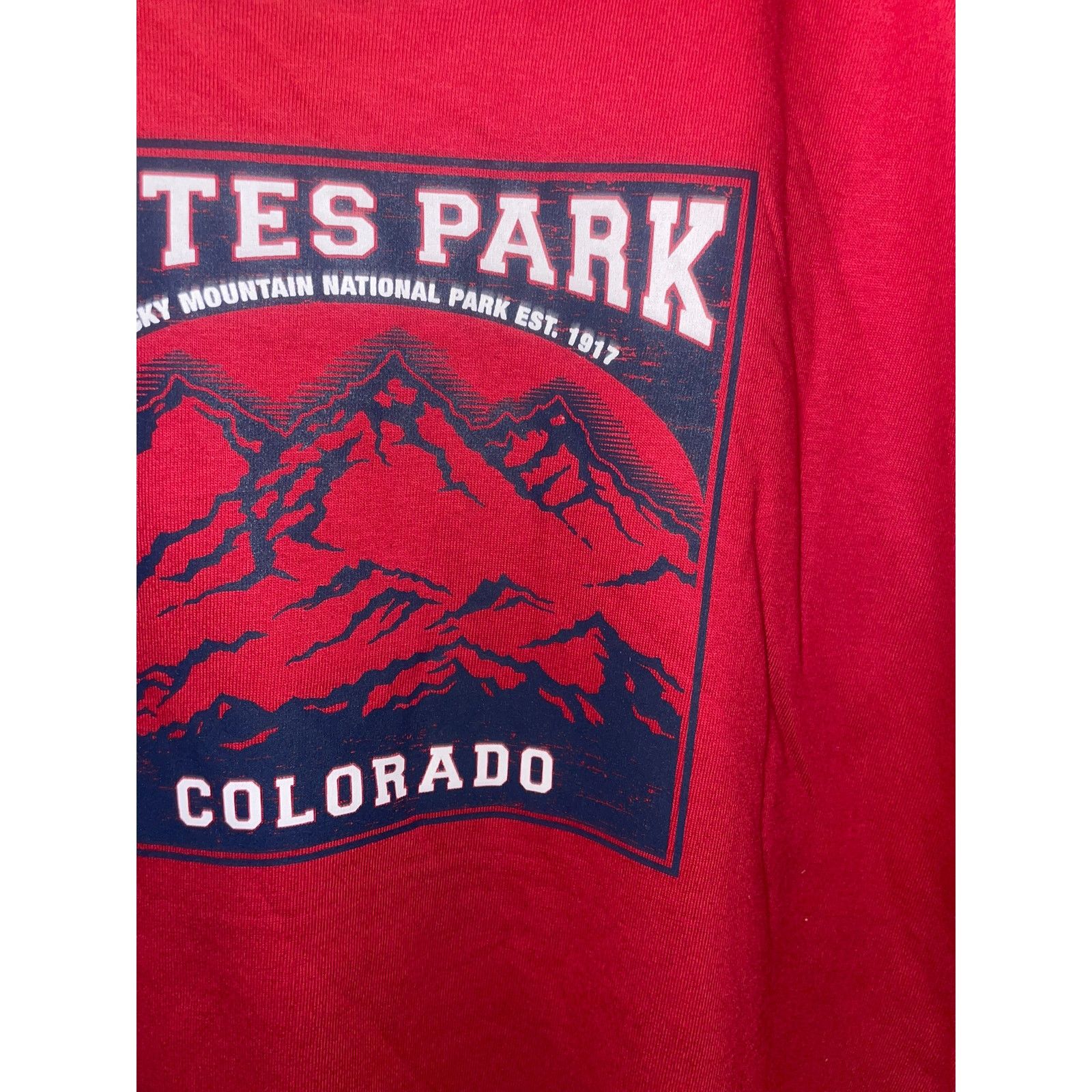 Anvil Vintage Estes Park Rocky Mountain National Park Ringer Shirt Size US L / EU 52-54 / 3 - 4 Thumbnail