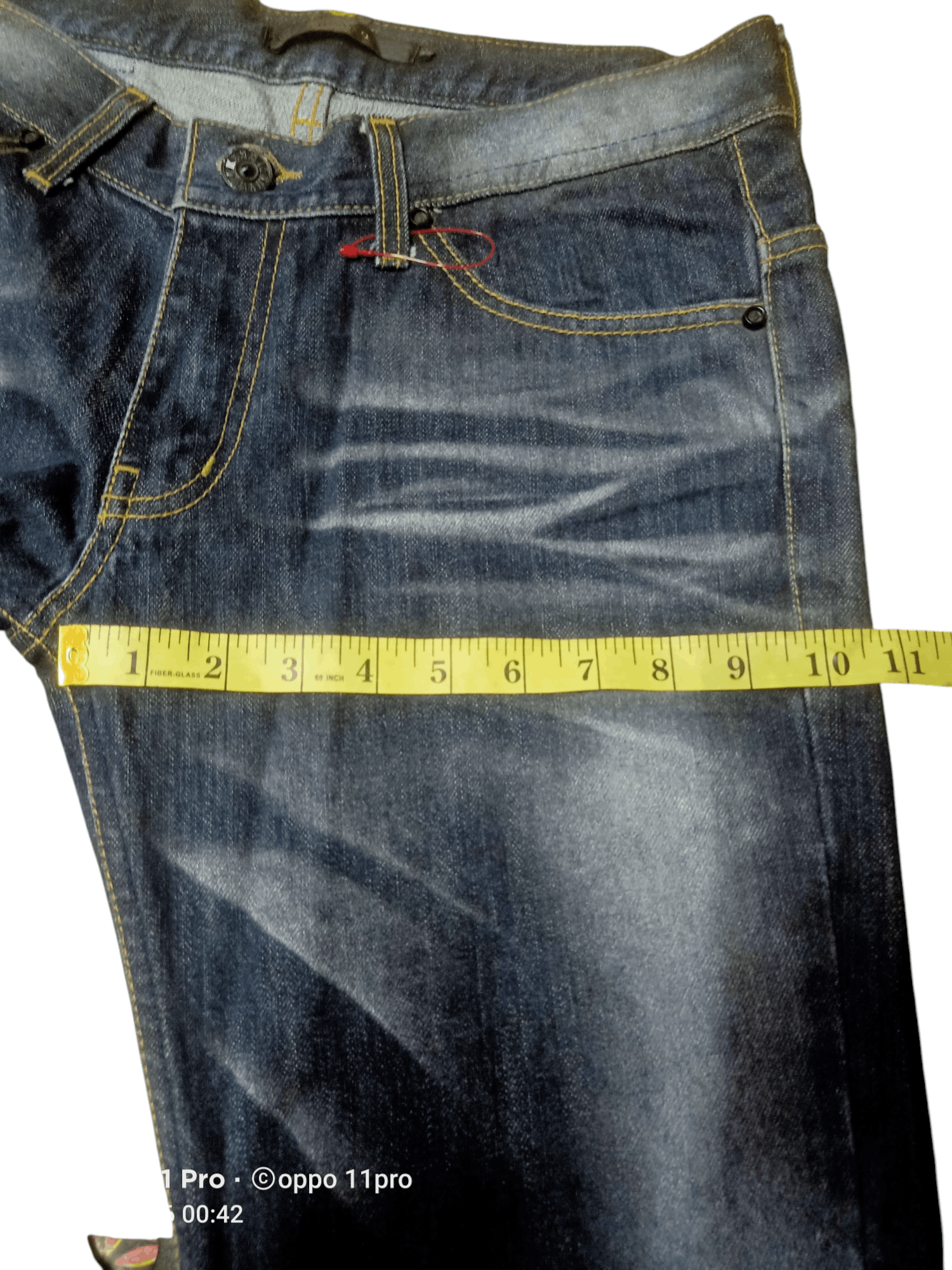 If Six Was Nine × Le Grande Bleu (L.G.B.) Midas 9 XL FlareDenim HoneyCum Design Size US 33 - 5 Thumbnail