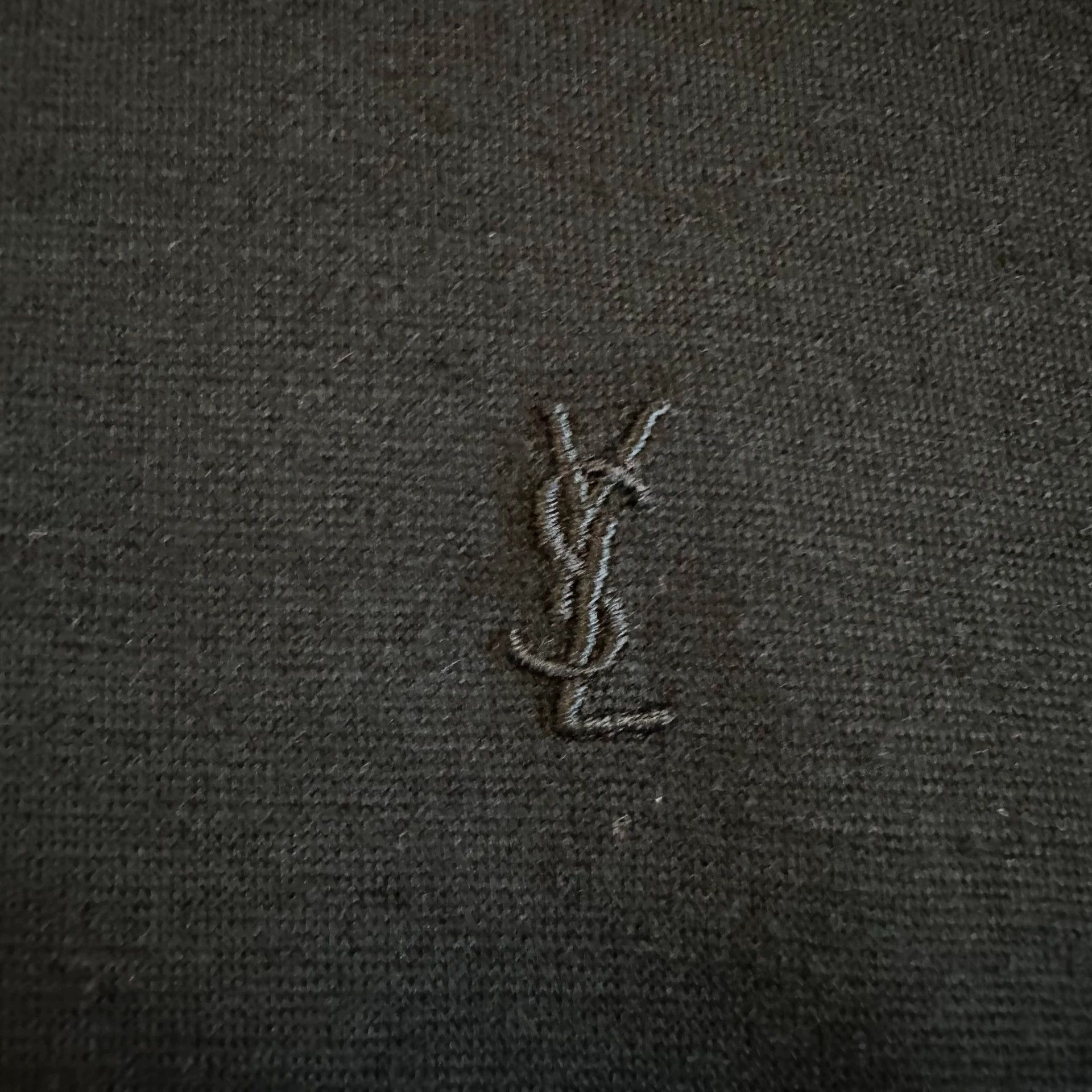 Saint Laurent Paris saint laurent short sleeve embroidered polo shirt Size US M / EU 48-50 / 2 - 2 Thumbnail