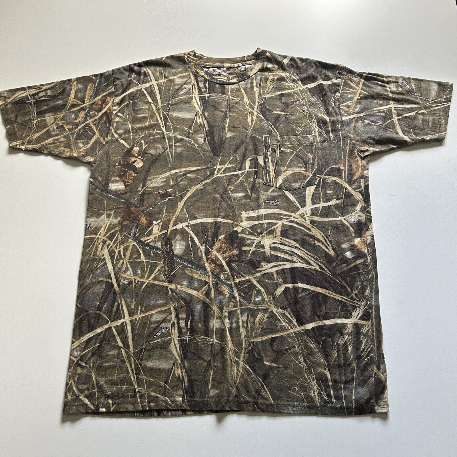 Realtree Vintage Y2K Real Tree Camouflage Hunting Pocket T Shirt 2XL Size US XXL / EU 58 / 5 - 1 Thumbnail