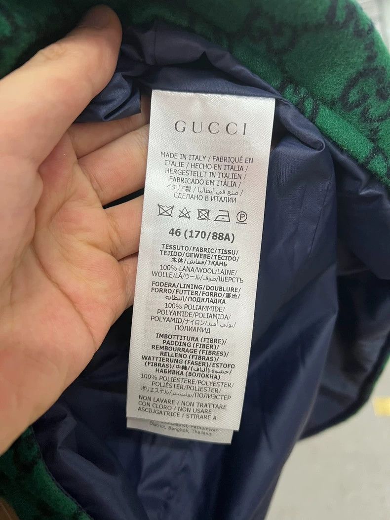 Gucci Gucci Logo full-printed zipper cover pocket long-sleeved ja Size US S / EU 44-46 / 1 - 4 Thumbnail