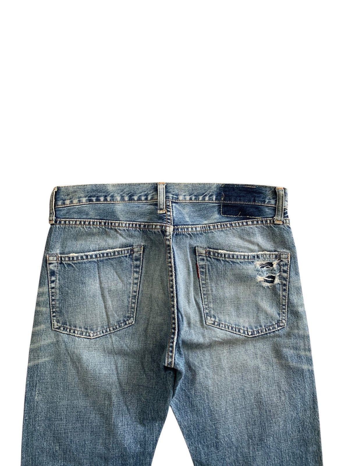 Japanese Brand RNA inc Grunge Distressed Crazy Faded Jeans Size US 30 / EU 46 - 7 Thumbnail