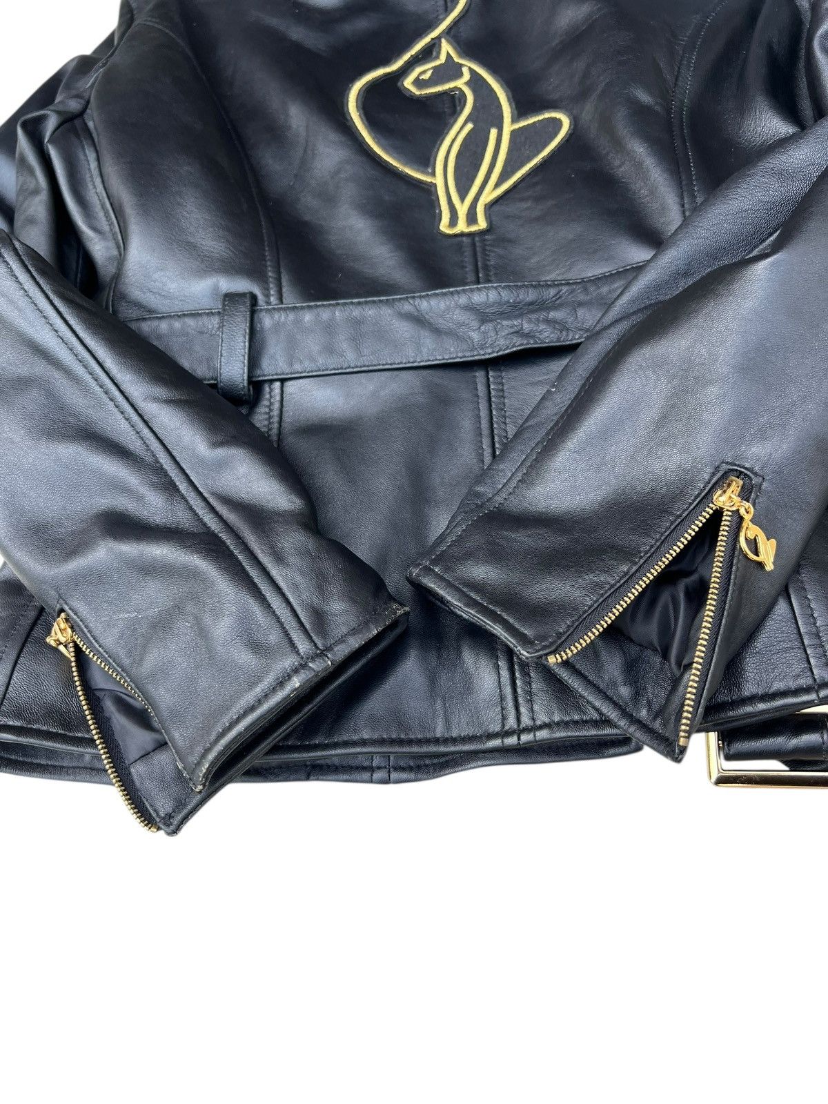 Leather Baby Phat Nappa Leather Jacket Hoodie Size L / US 10 / IT 46 - 23 Thumbnail