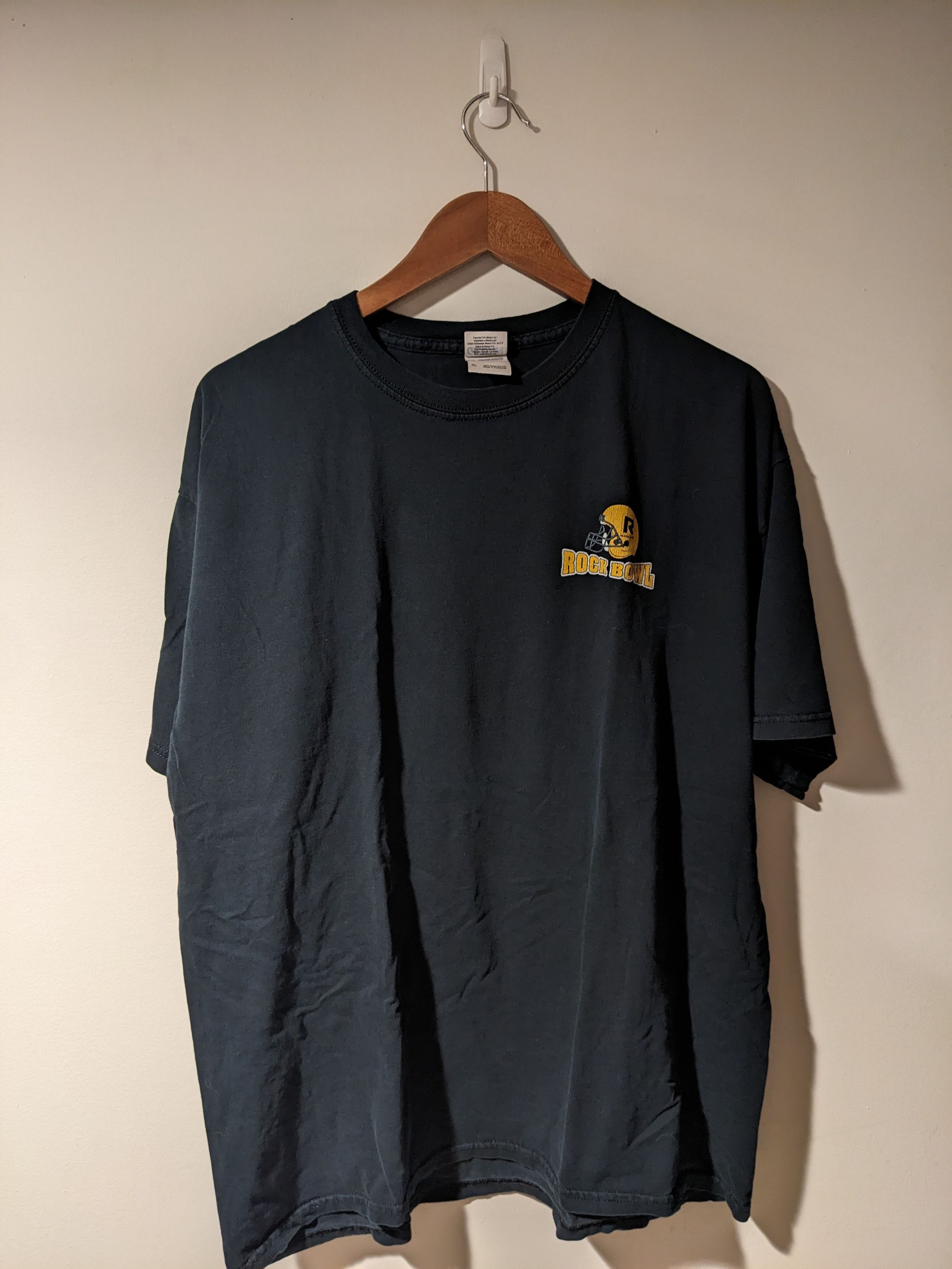 Vintage Vintage Rockbowl 5 Football Sports Black X-Large T-Shirt Size US XL / EU 56 / 4 - 3 Thumbnail
