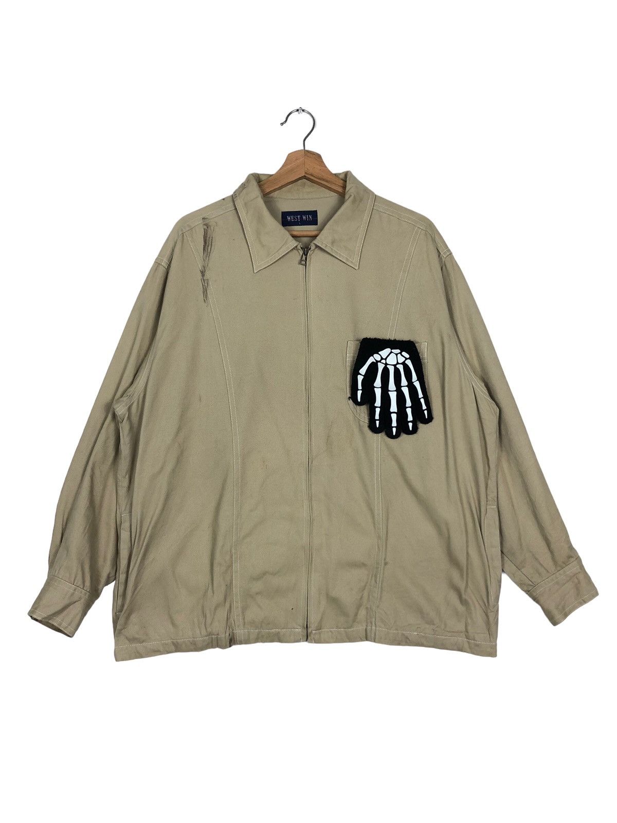 Japanese Brand 🔥Issey Miyake Style Design West Win Chore Jacket Workers Size US L / EU 52-54 / 3 - 1 Thumbnail