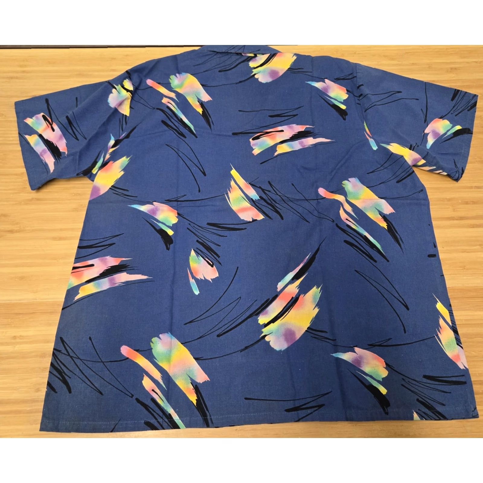 Vintage VINTAGE Pipeline USA Shirt Mens 1XL Blue Hawaiian Aloha Camp Button Front Made in USA Size US XL / EU 56 / 4 - 6 Thumbnail