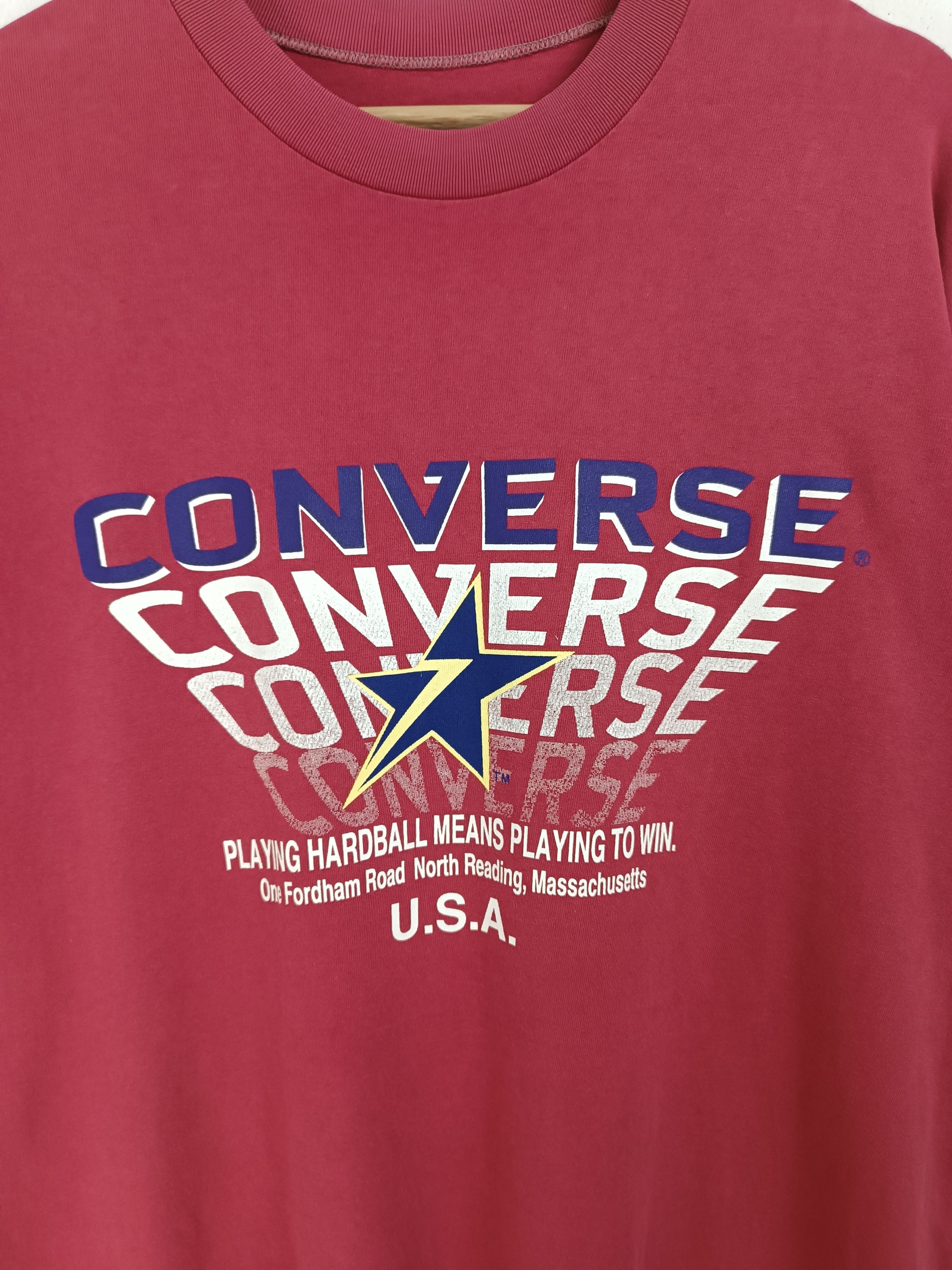 Converse VINTAGE 90'S CONVERSE HARDBALL FADED TEE NBA MLB Size US L / EU 52-54 / 3 - 9 Thumbnail