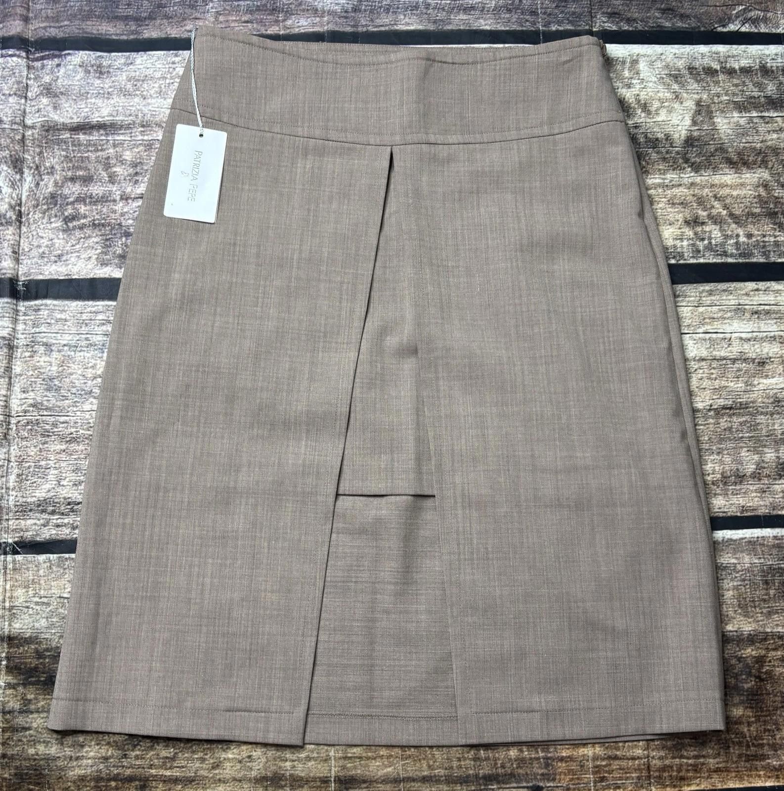 Patrizia Pepe Patrizia Pepe Skirt Womens 44 US 12 Virgin Wool Slit Italy Size 34" / US 12 / IT 48 - 1 Thumbnail