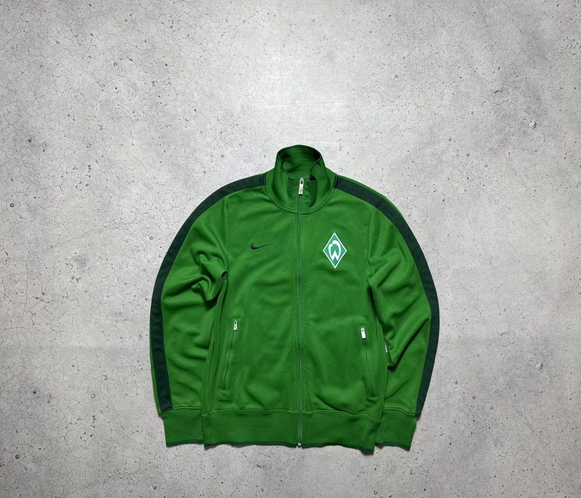 Nike Nike FC Werder Vintage Football Track Jacket Full Zip Size US S / EU 44-46 / 1 - 1 Thumbnail