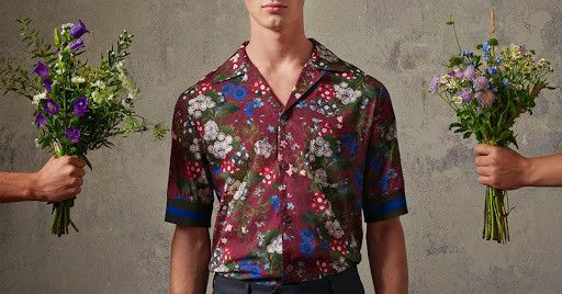 Erdem × H&M [Brand New] Erdem Short-sleeved Floral Print