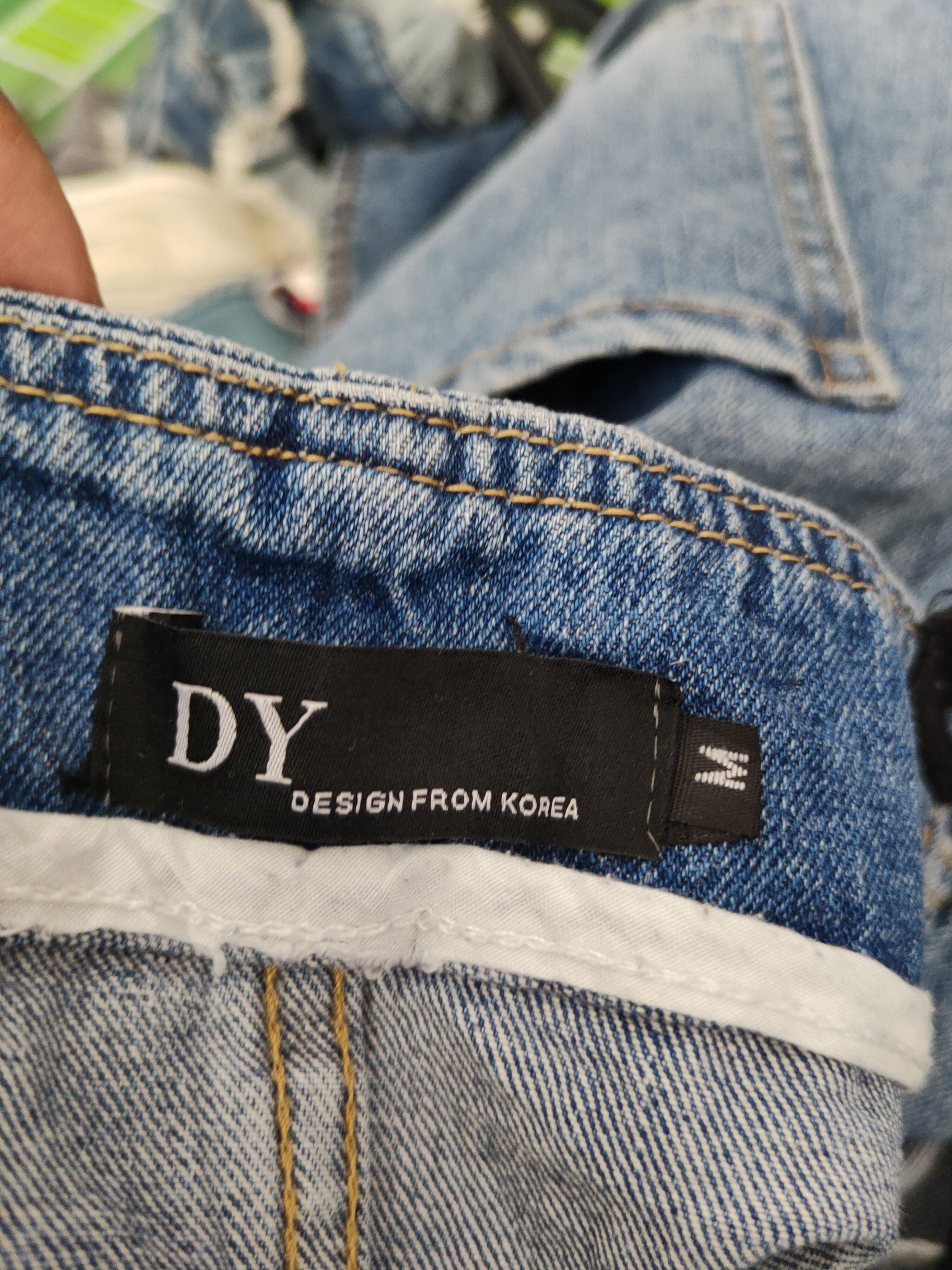 Japanese Brand × Vintage Vintage DY Blue Denim Shortall Jumpsuits Size 33" - 14 Thumbnail