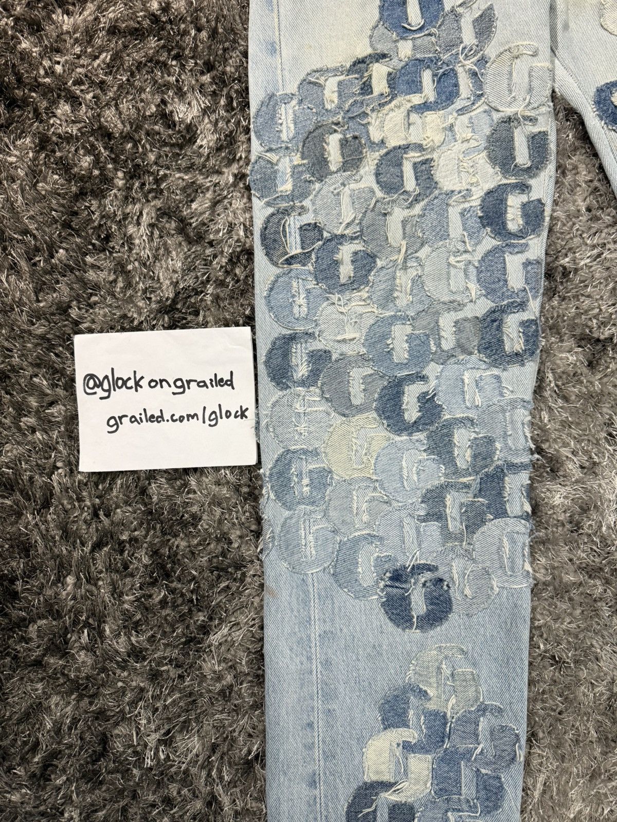 Gallery Dept. Gallery Dept Super Flooded G Patch Levi’s Denim Size 31x34 Size US 31 - 3 Thumbnail