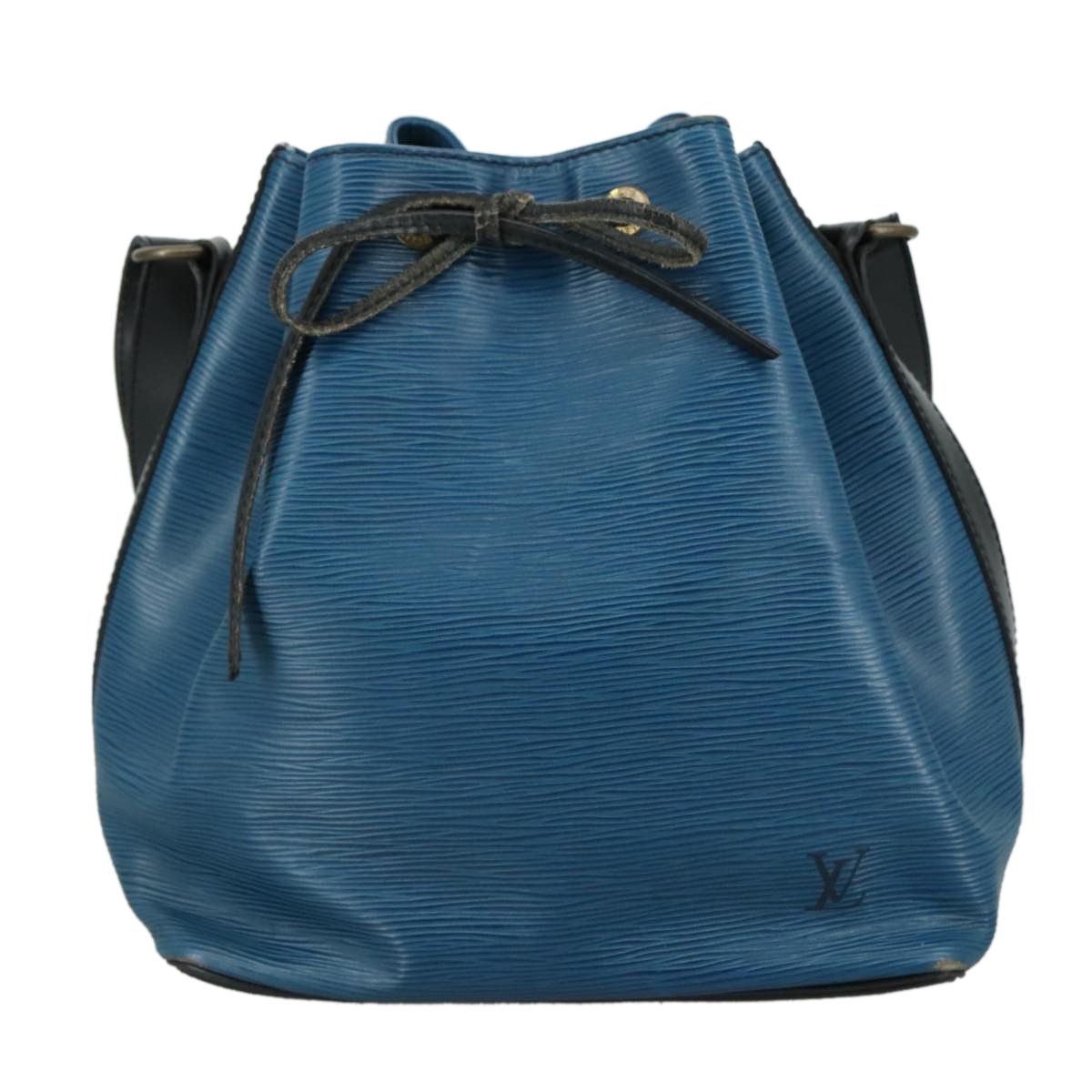 Louis Vuitton Petit Noé Blue Leather Shoulder Bag (Pre-Owned) Size ONE SIZE - 1 Thumbnail