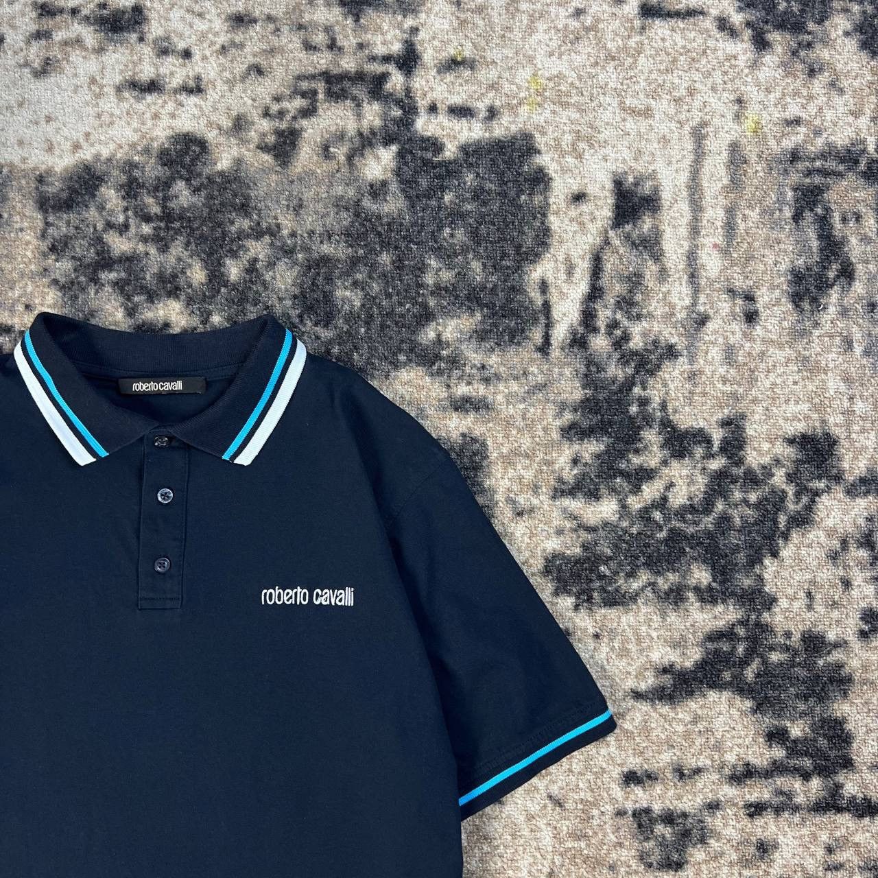 Roberto Cavalli Roberto Cavalli Luxury Mini Logo Polo T-Shirt Size US XXL / EU 58 / 5 - 2 Thumbnail
