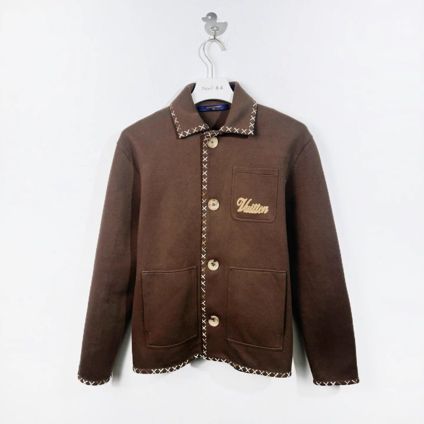 Louis Vuitton LV x Tyler 24 letter-embroidered long-sleeve brown jacket Size XS / US 0-2 / IT 36-38 - 1 Thumbnail